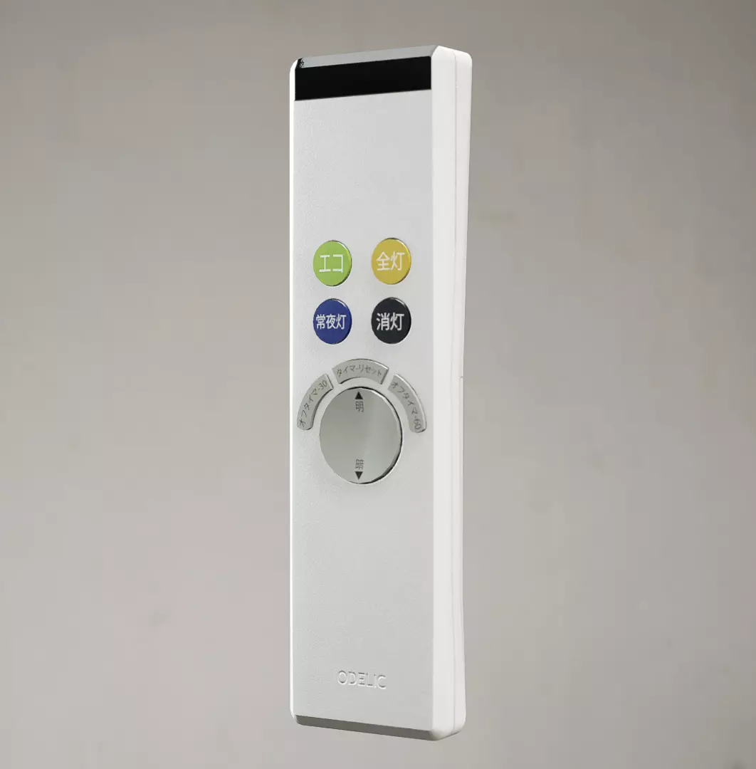 Light Remote Japanese Free low-poly 3D model