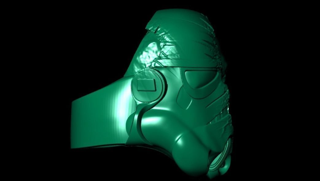 Starwar Ring 3D model printable model 3D print model_3
