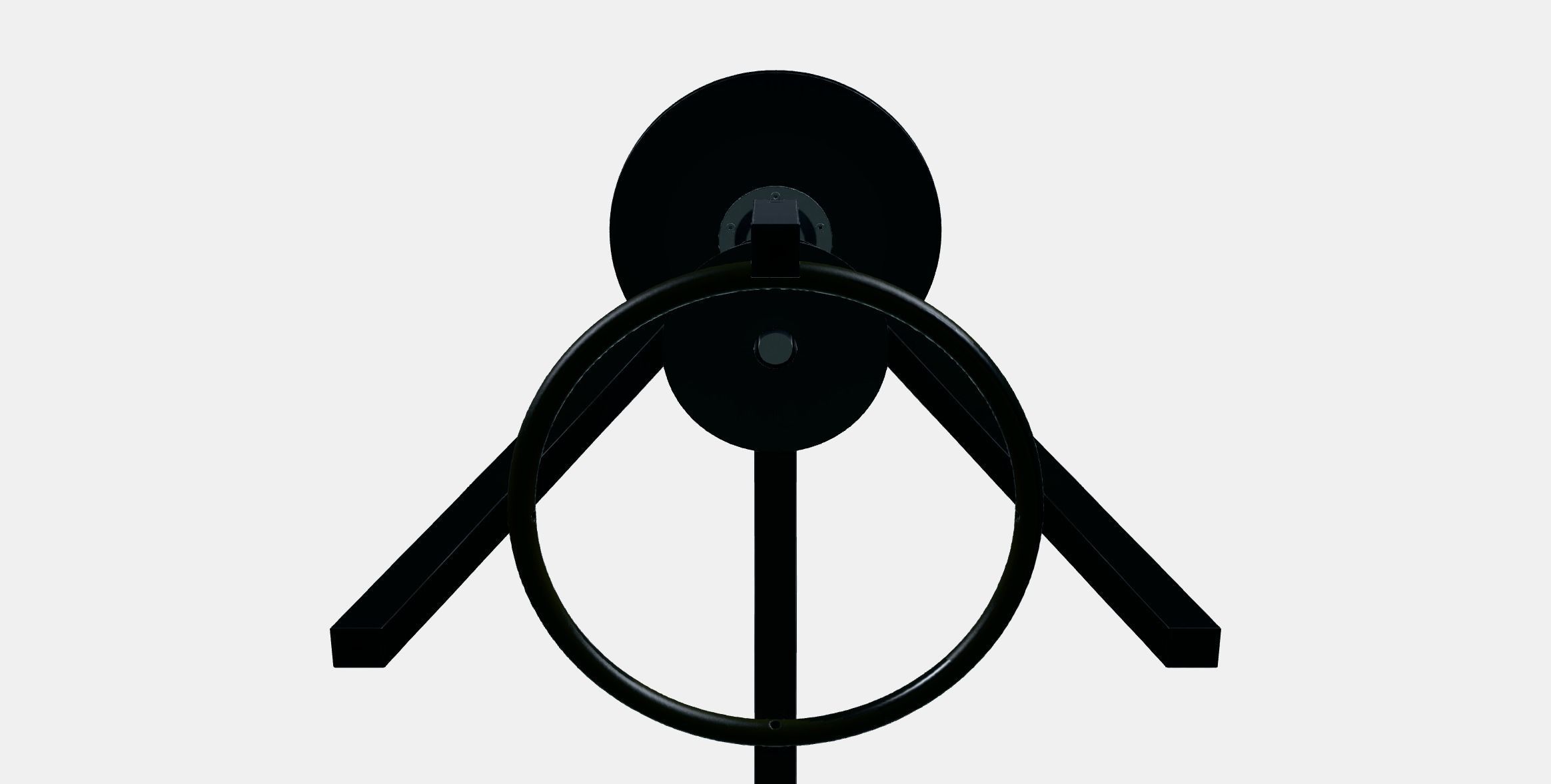 DALFRED Bar stool Low-poly 3D model_8