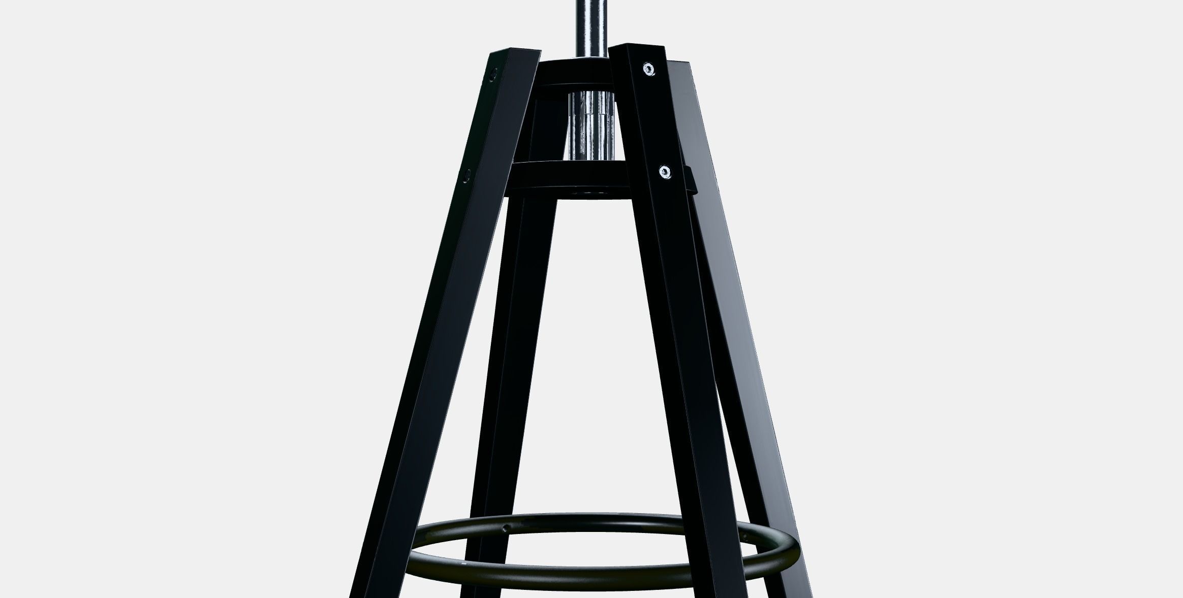 DALFRED Bar stool Low-poly 3D model_2