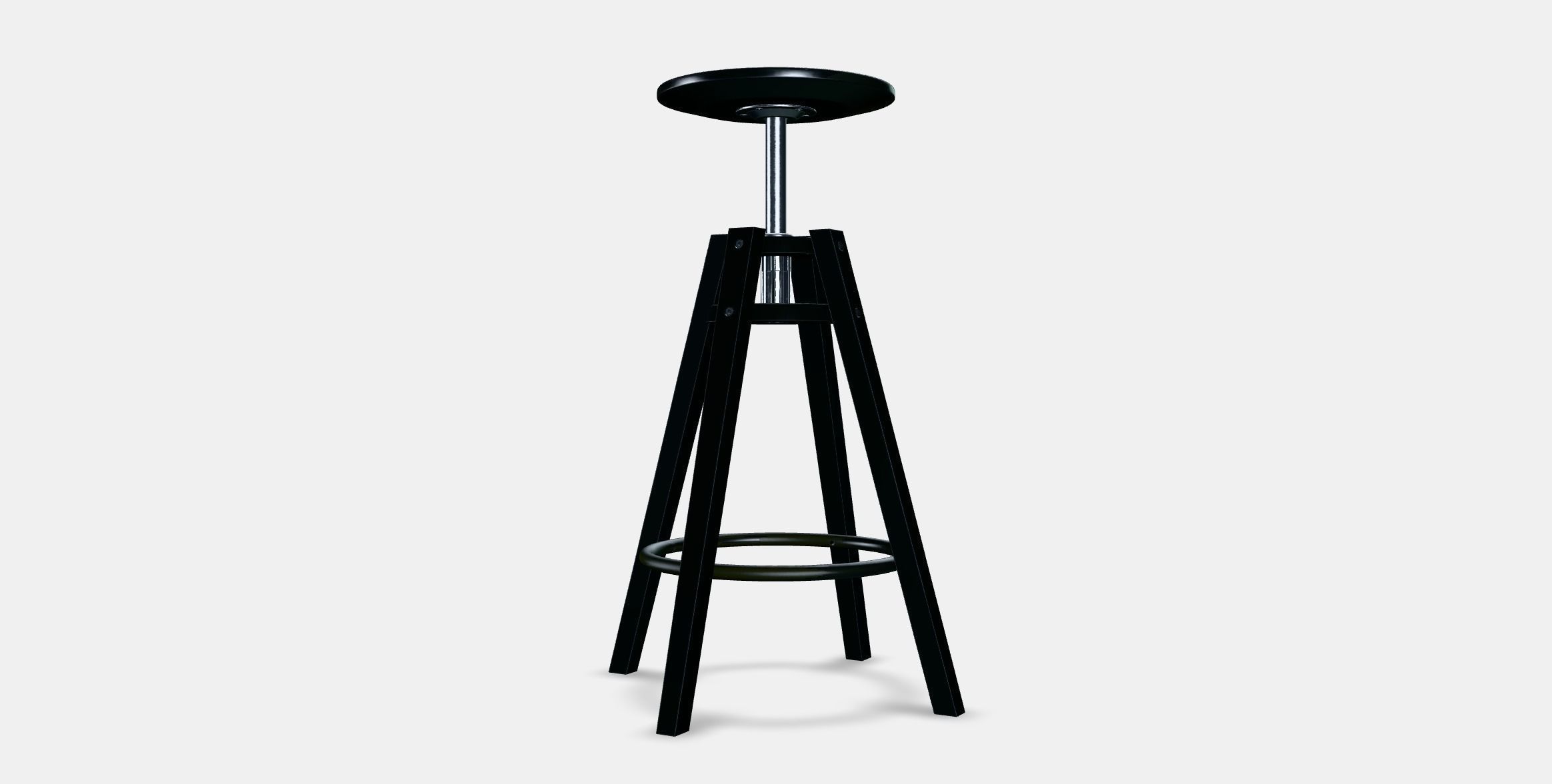 DALFRED Bar stool Low-poly 3D model_5