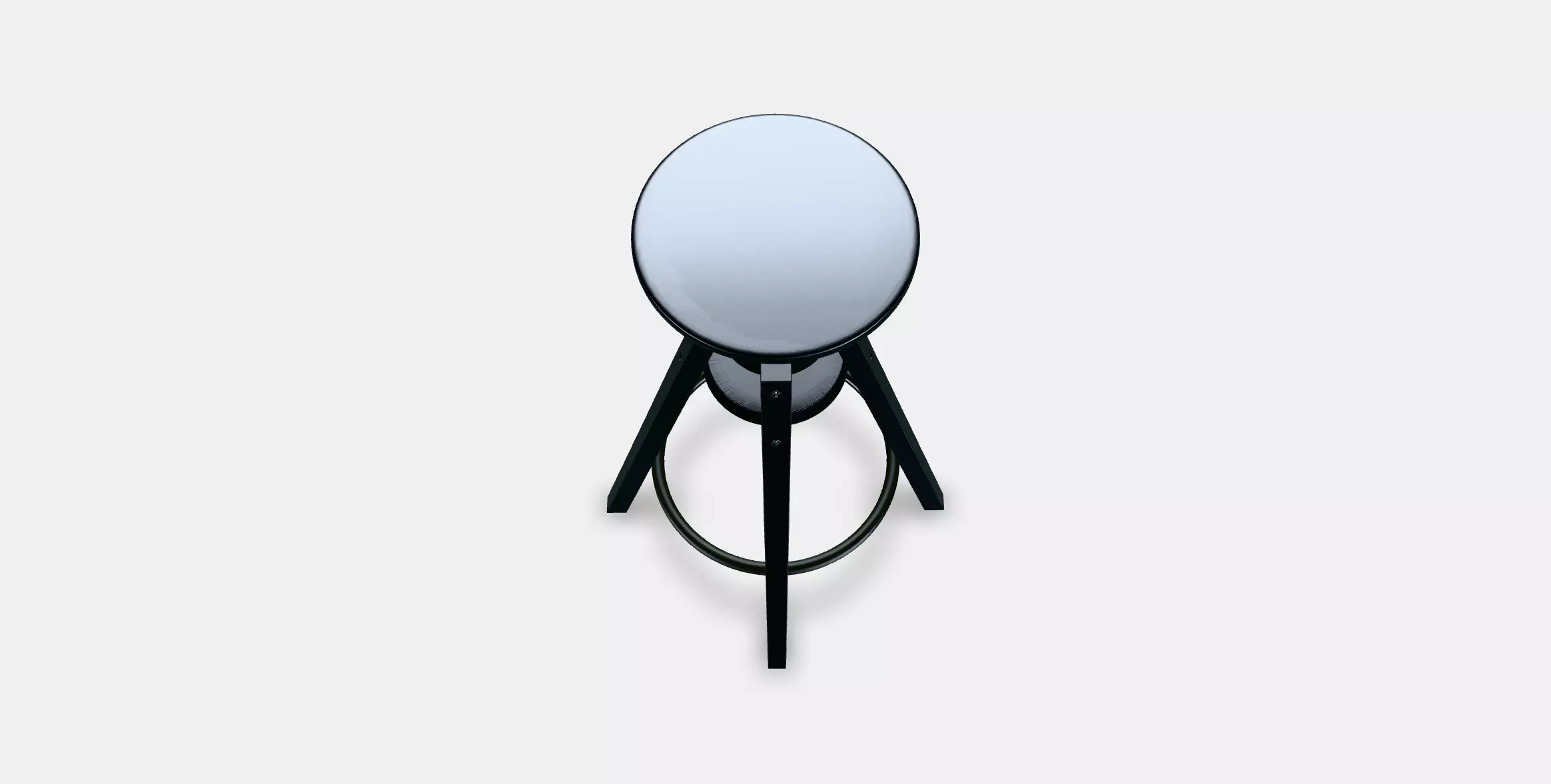 DALFRED Bar stool Low-poly 3D model_0