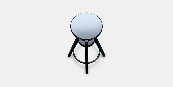 DALFRED Bar stool Low-poly 3D model