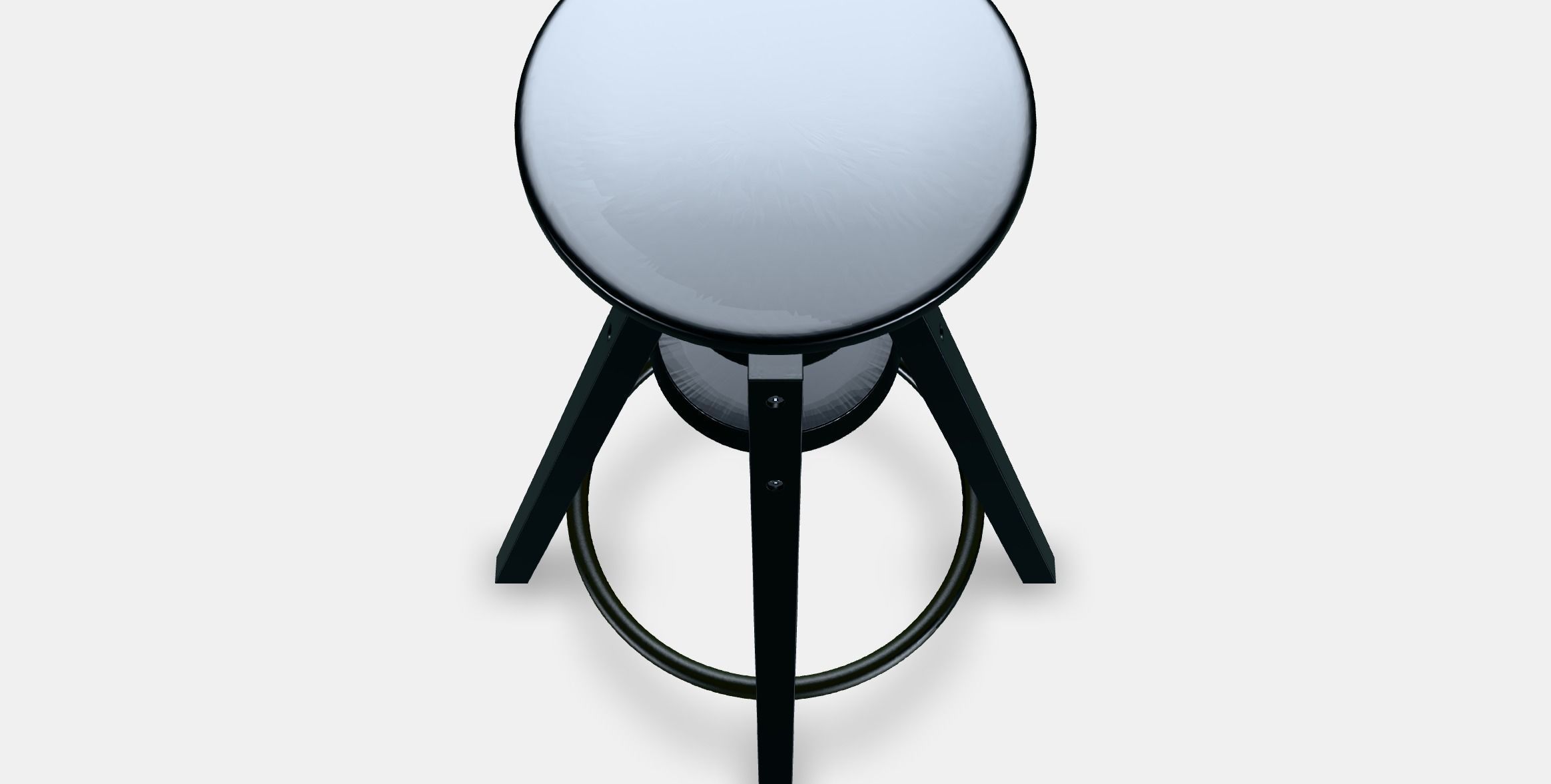 DALFRED Bar stool Low-poly 3D model_4
