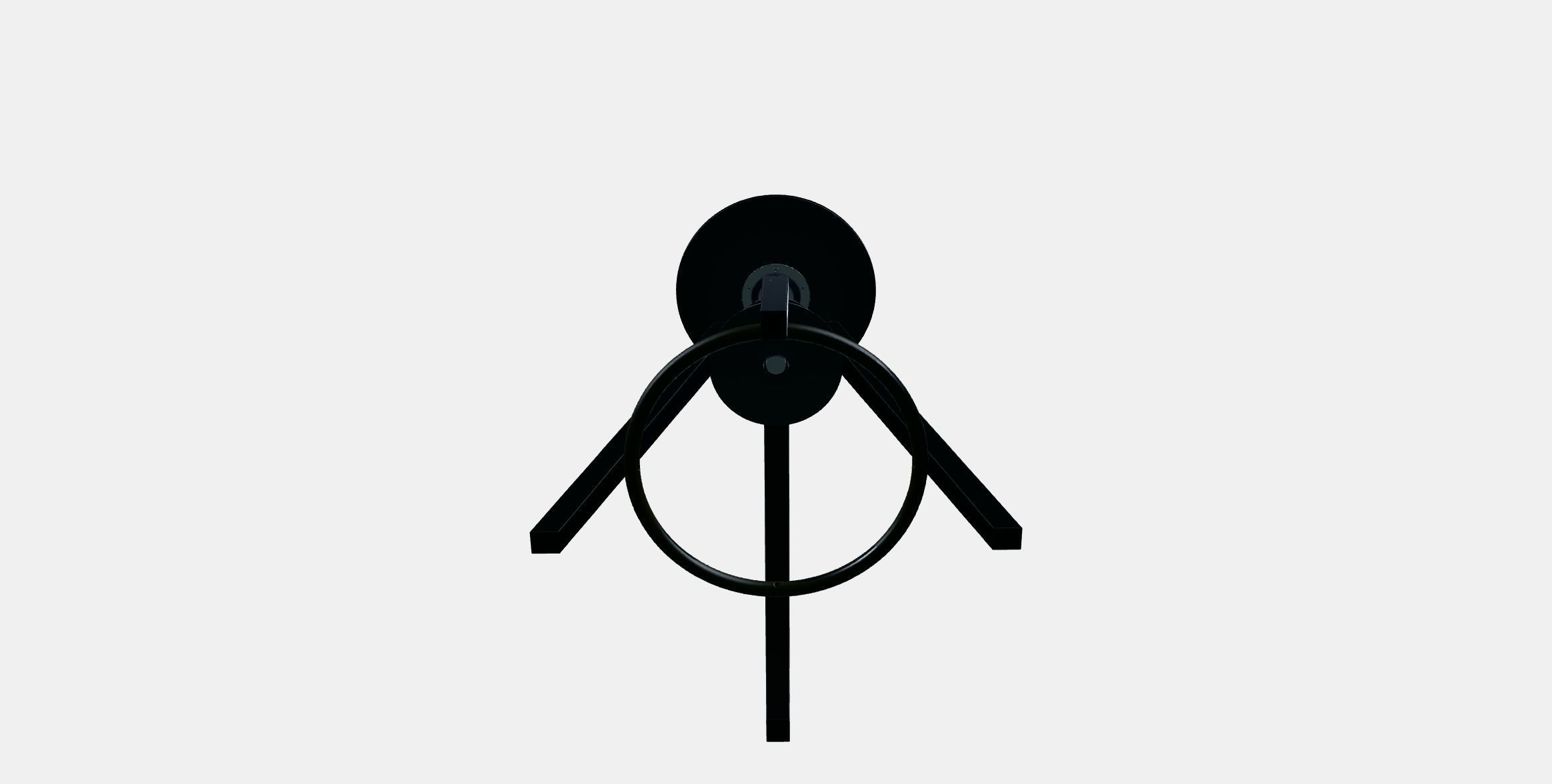 DALFRED Bar stool Low-poly 3D model_7