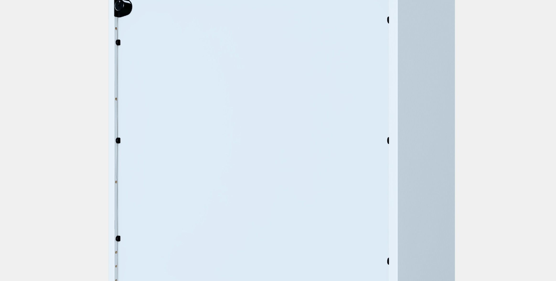 EKET Cabinet with 2 doors and 1 shelf Low-poly 3D model_6