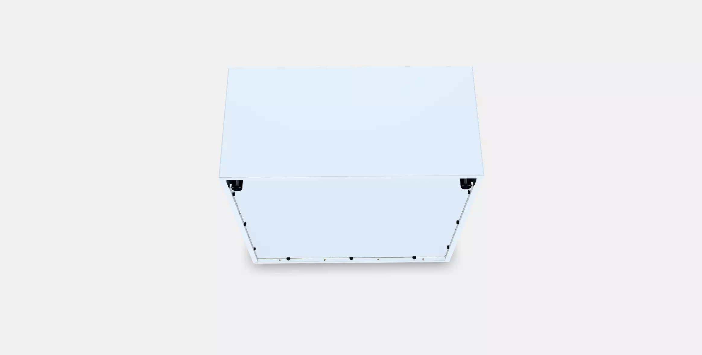 EKET Cabinet with 2 doors and 1 shelf Low-poly 3D model_0