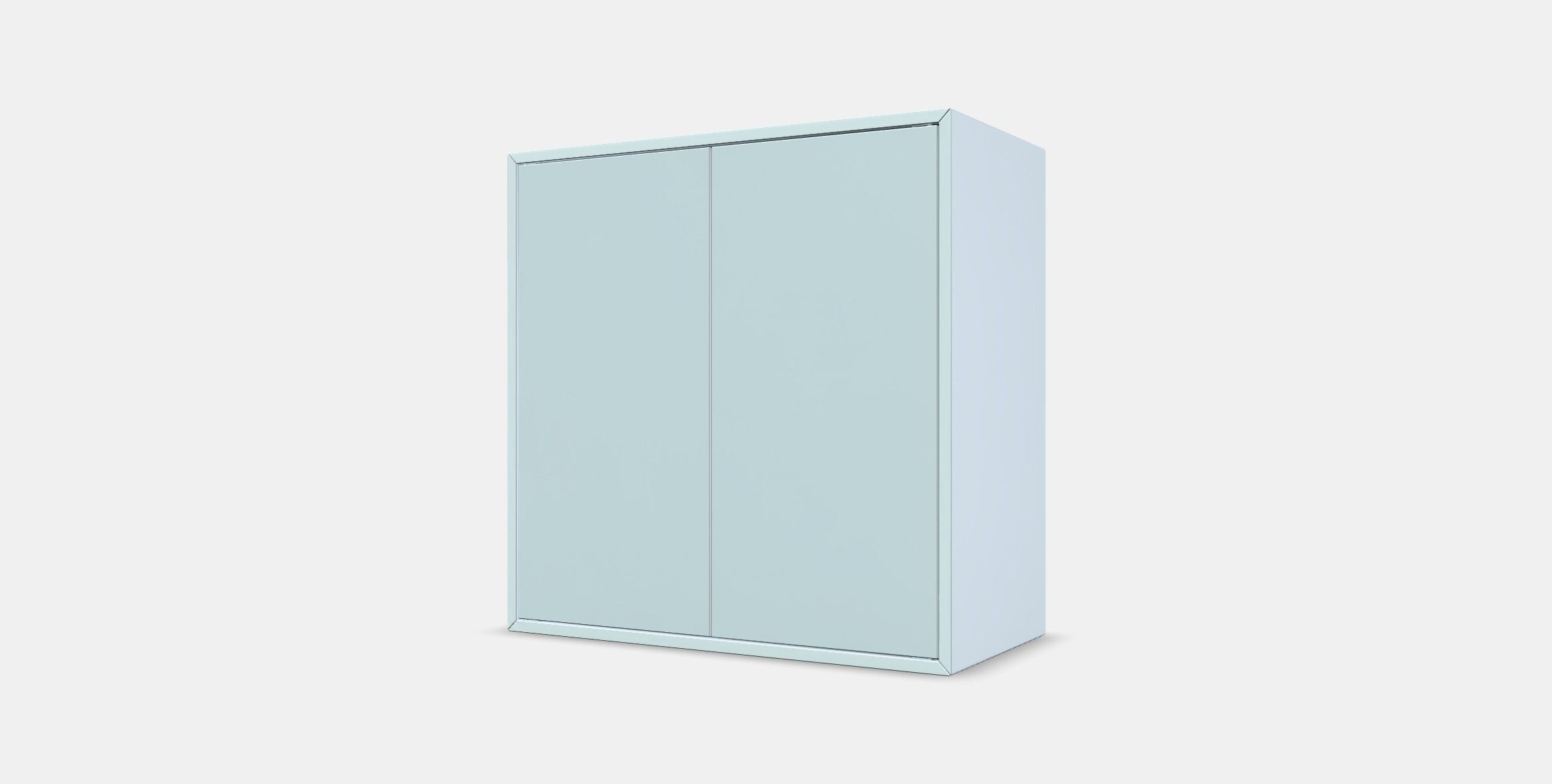 EKET Cabinet with 2 doors and 1 shelf Low-poly 3D model_12