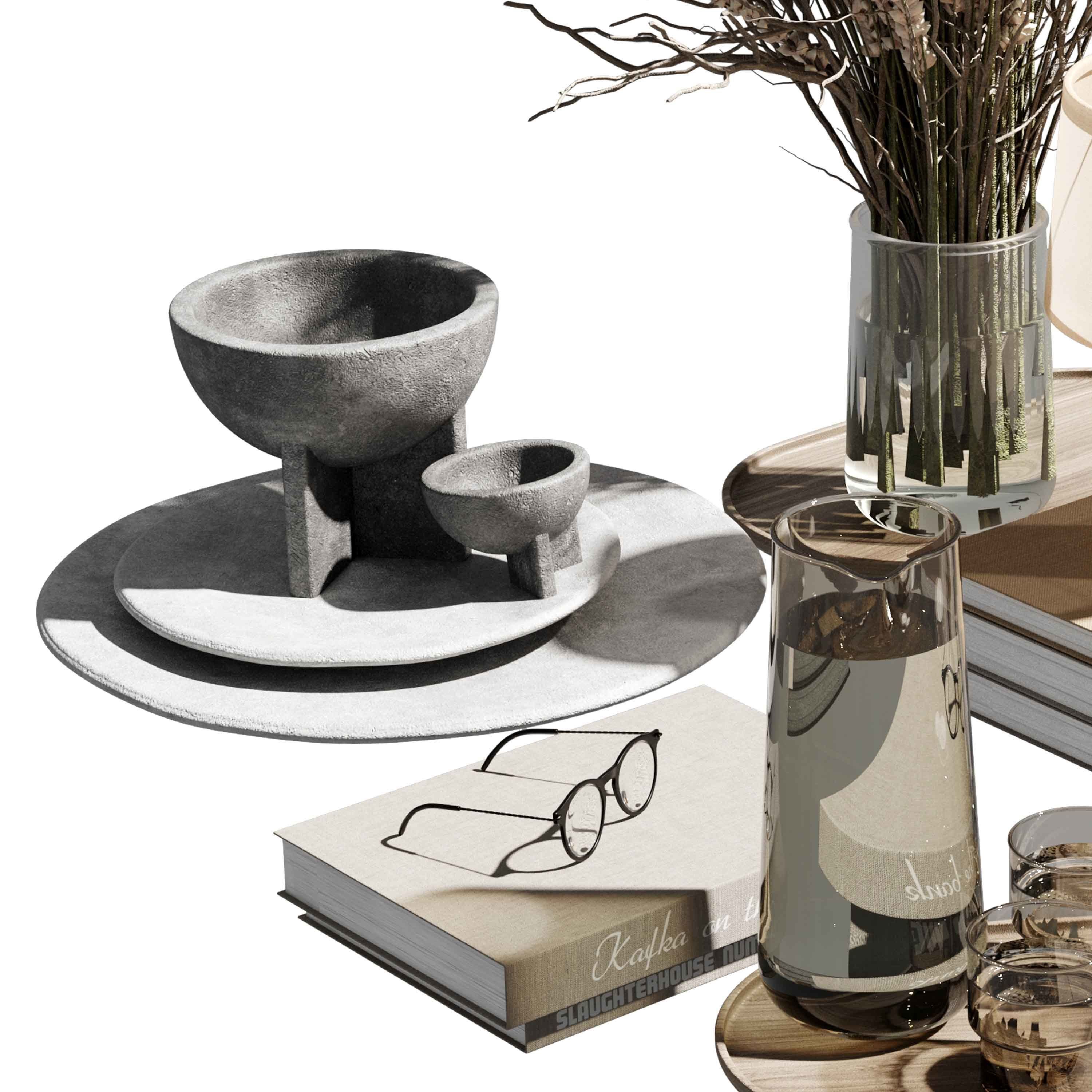 Decorative Set 004 3D model_2