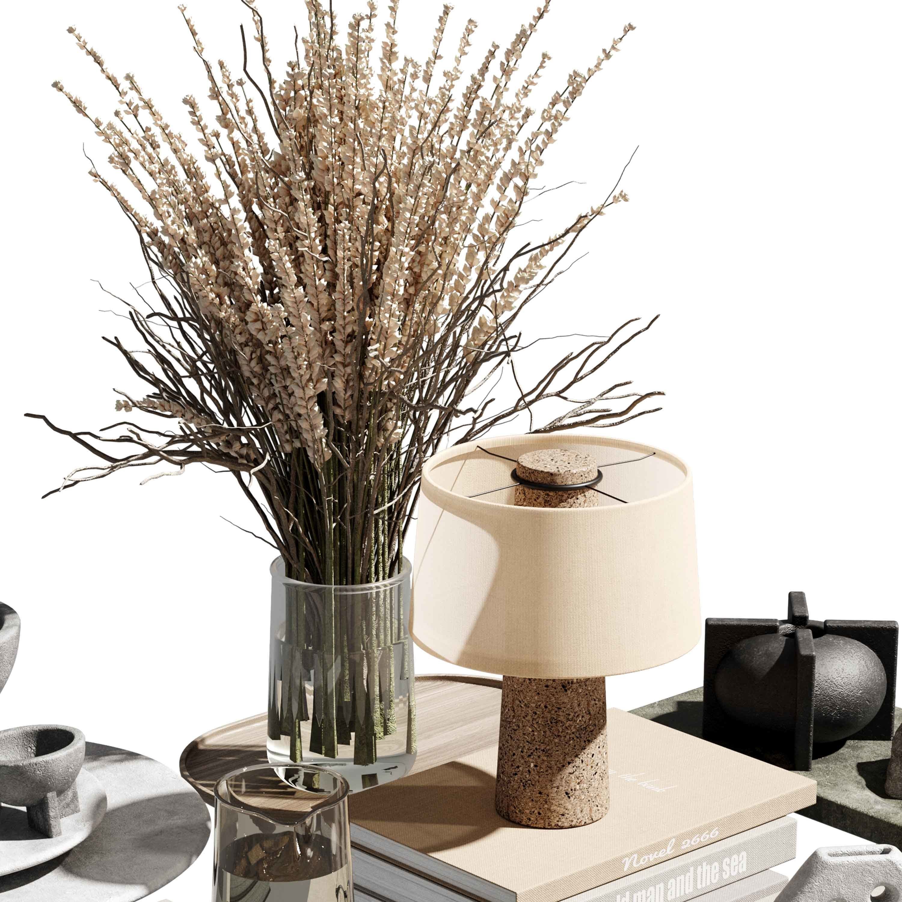 Decorative Set 004 3D model_3