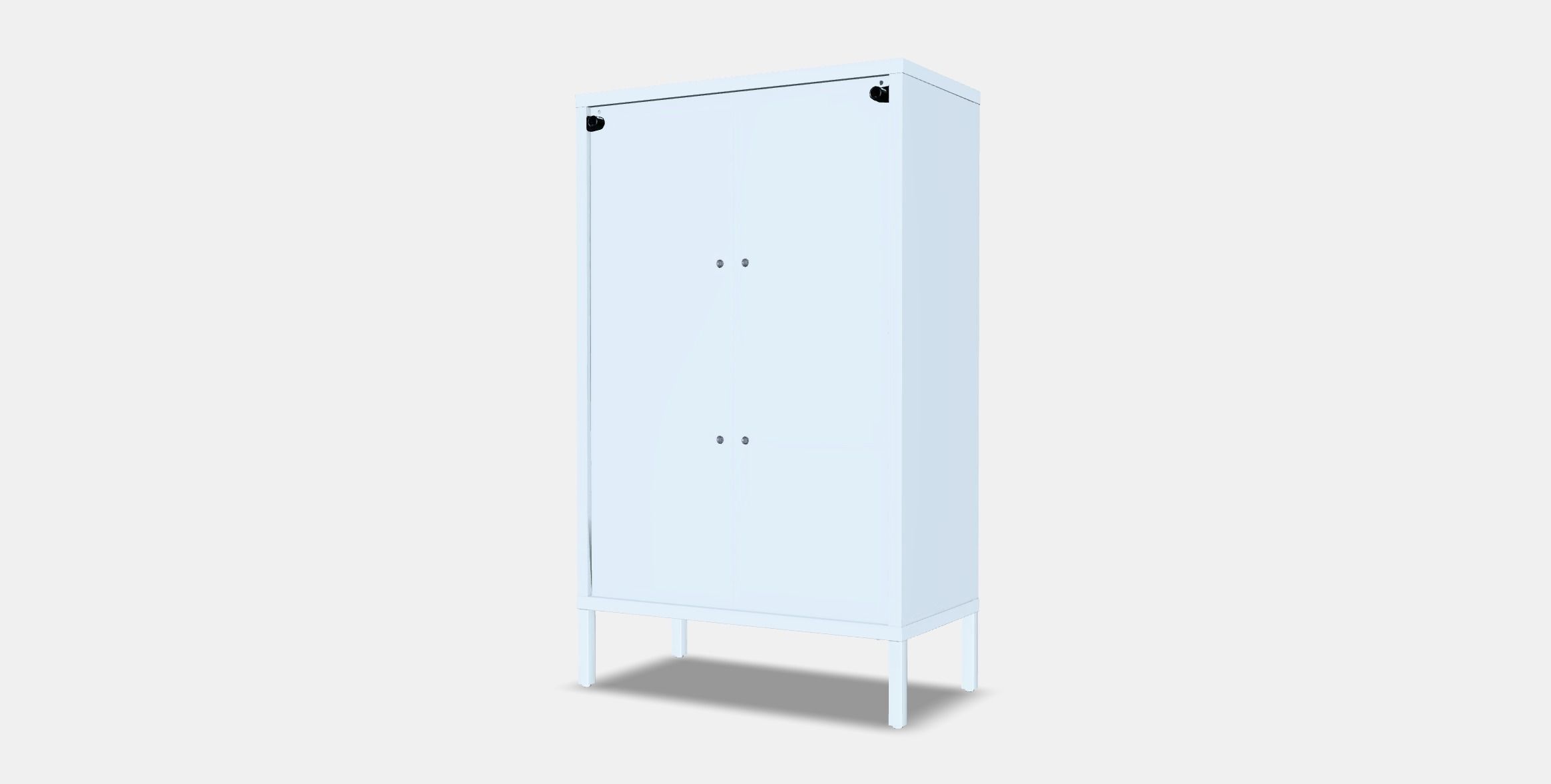 KALKNAS Cabinet with Sliding Doors 1 Low-poly 3D model_5