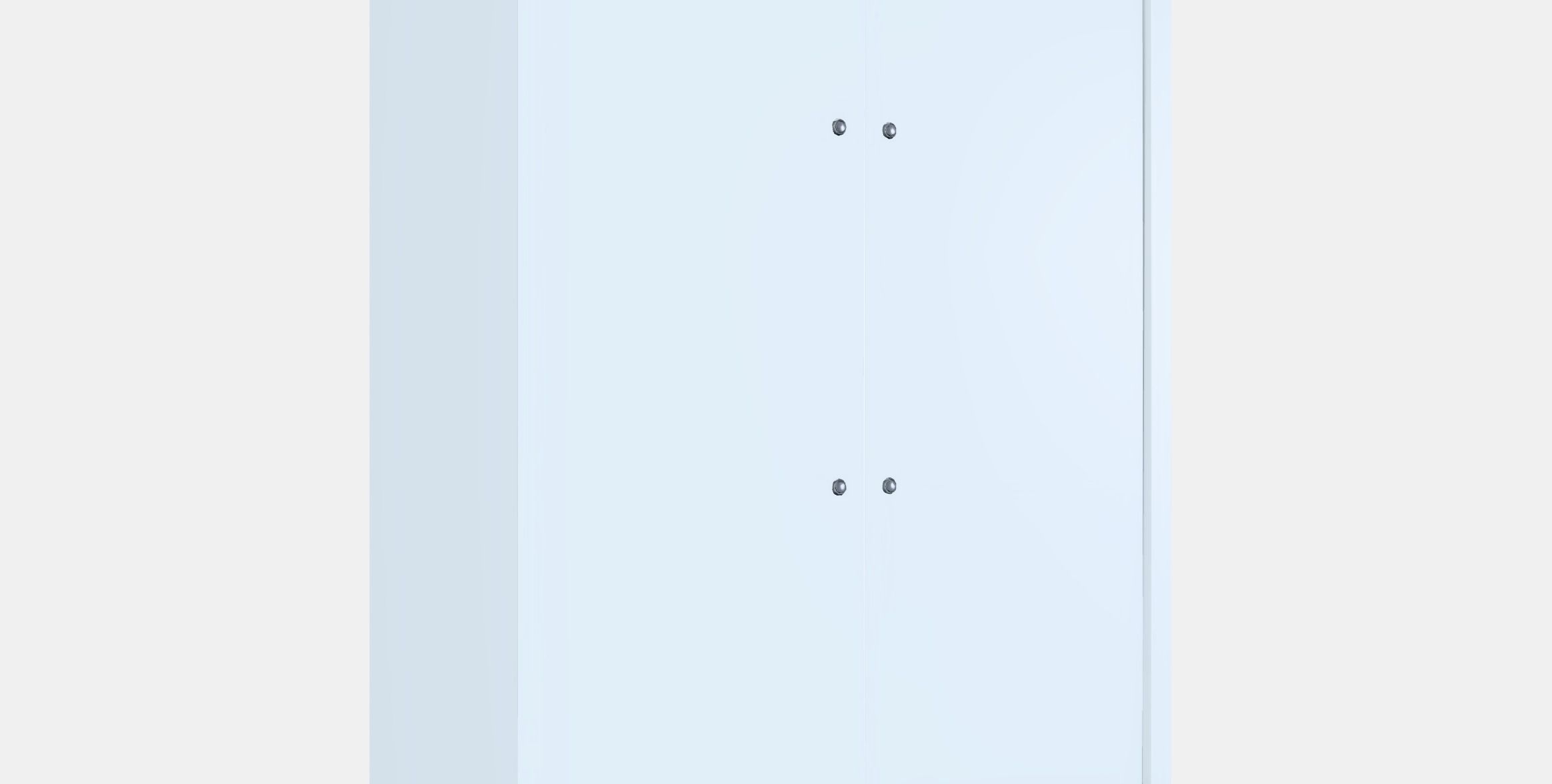 KALKNAS Cabinet with Sliding Doors 1 Low-poly 3D model_2