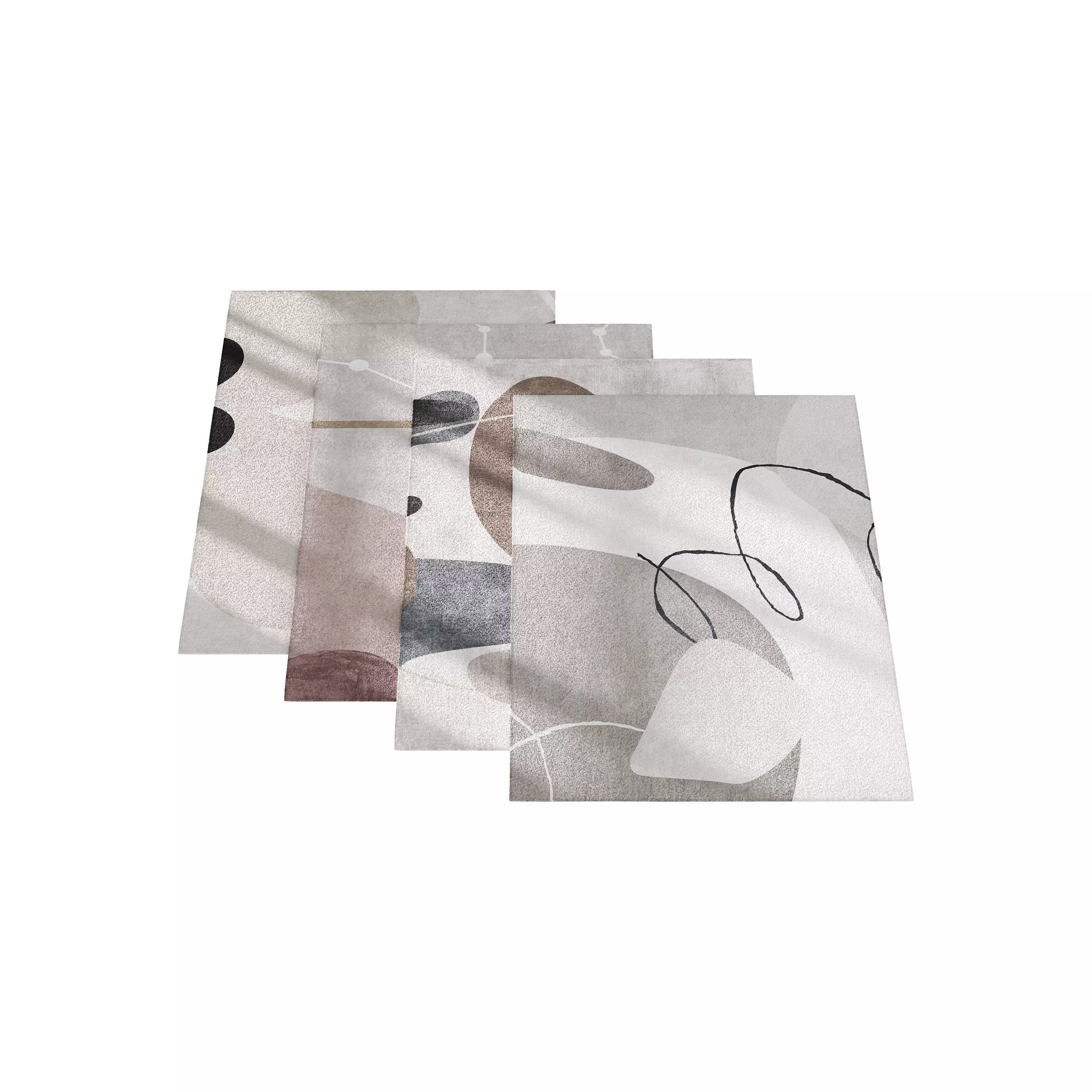 Carpet set 17 3D model_0