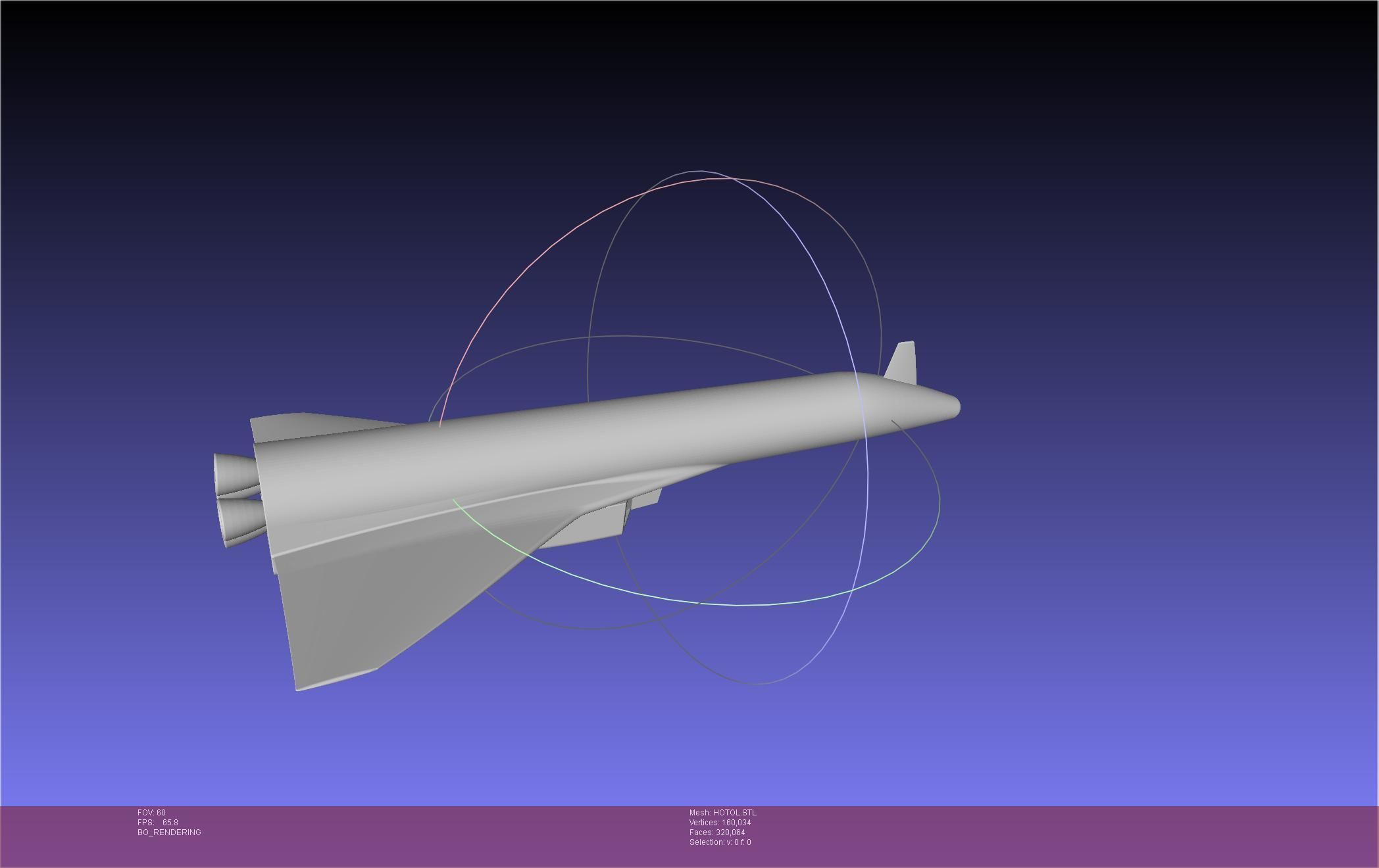 HOTOL Spaceplane Historical Concept 3D print model_32