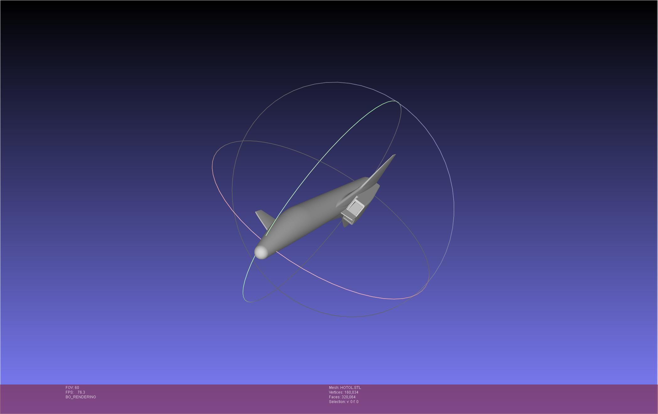 HOTOL Spaceplane Historical Concept 3D print model_10