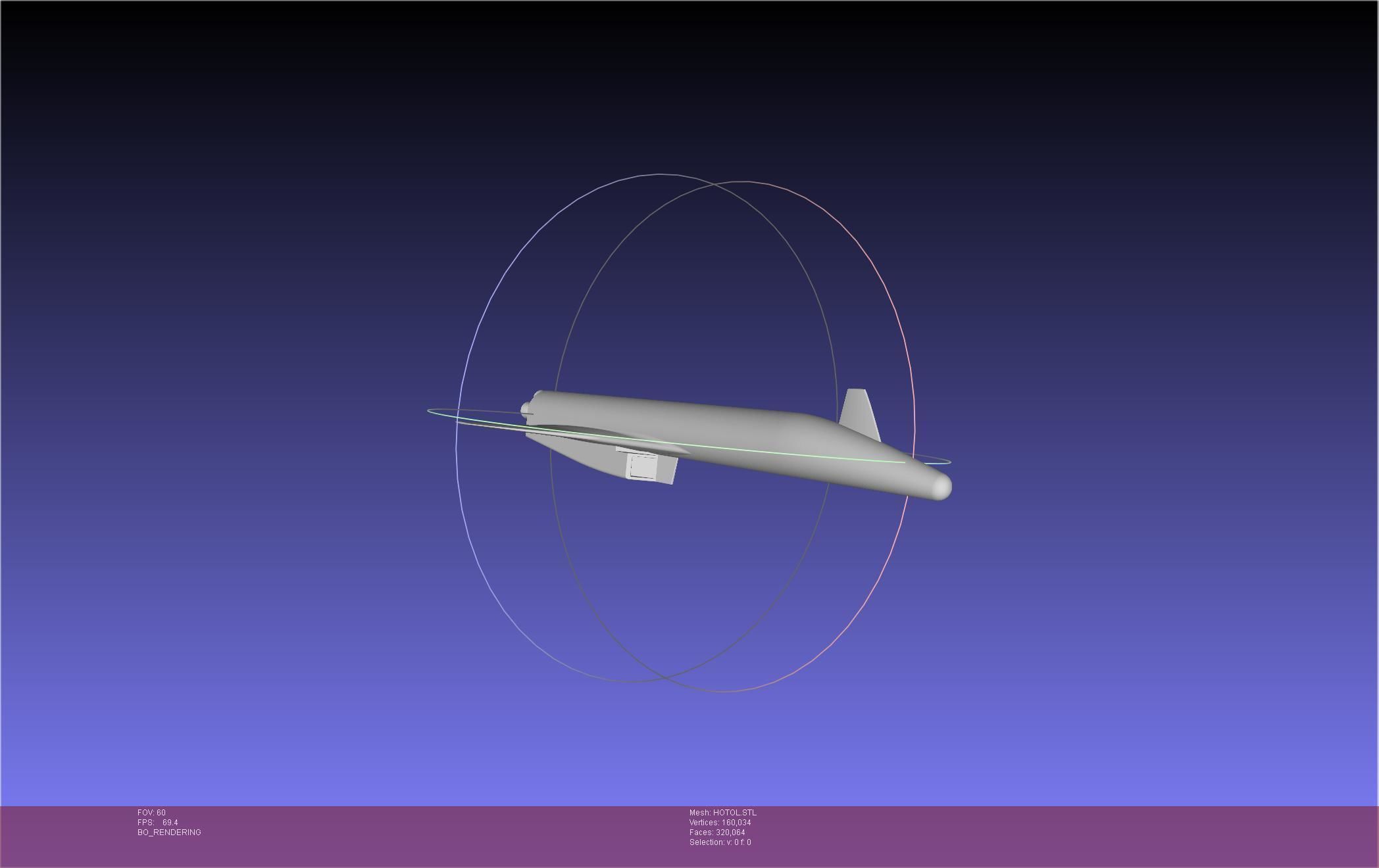 HOTOL Spaceplane Historical Concept 3D print model_4