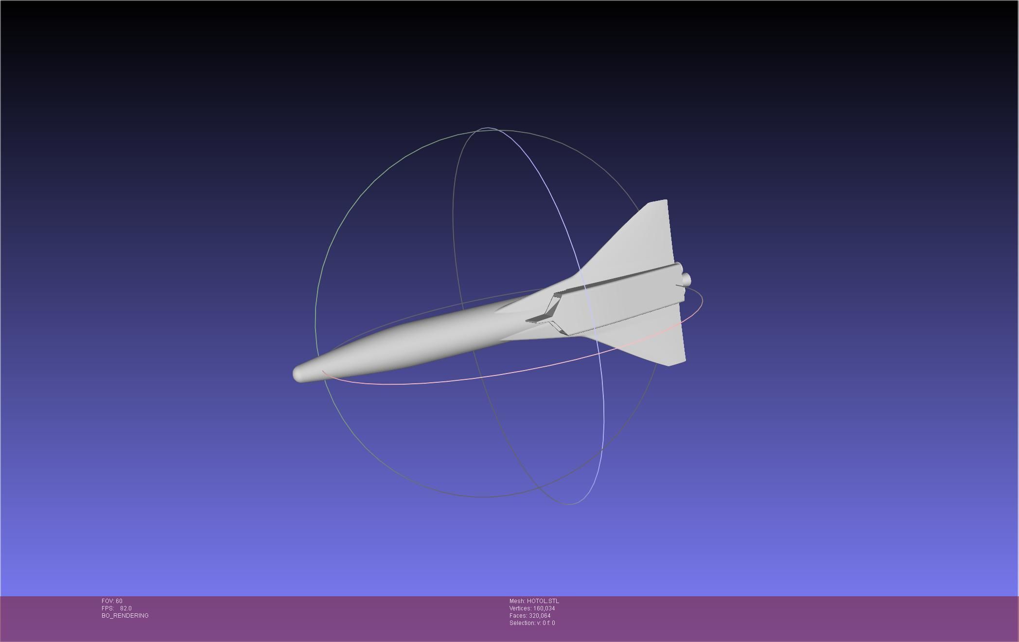 HOTOL Spaceplane Historical Concept 3D print model_9