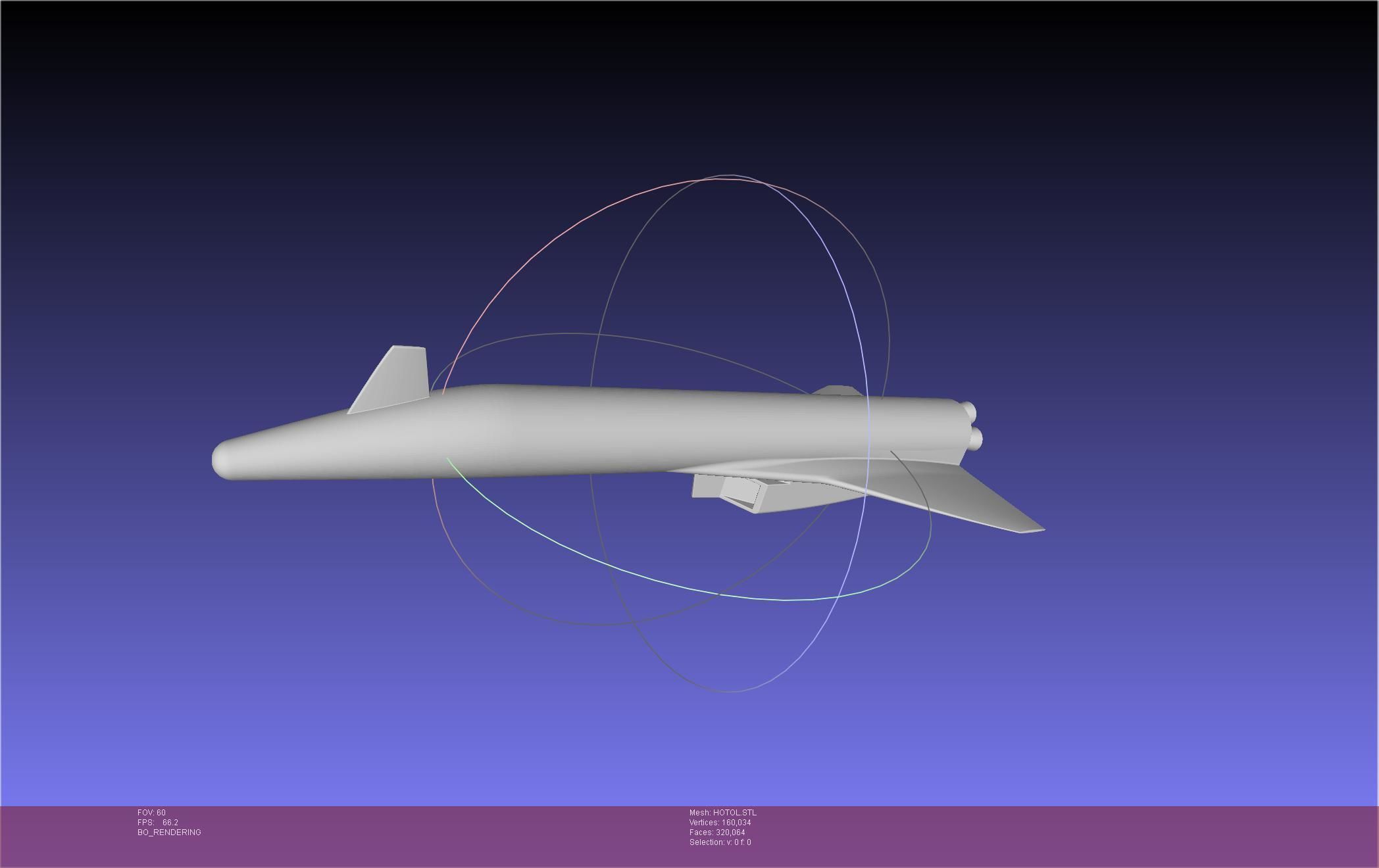 HOTOL Spaceplane Historical Concept 3D print model_41
