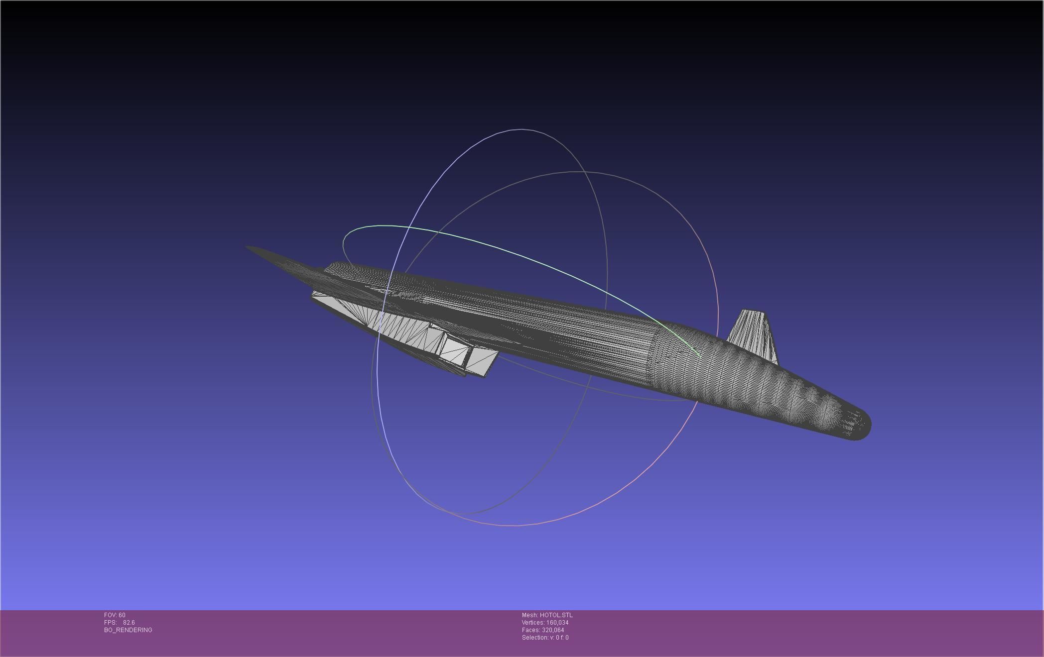 HOTOL Spaceplane Historical Concept 3D print model_36