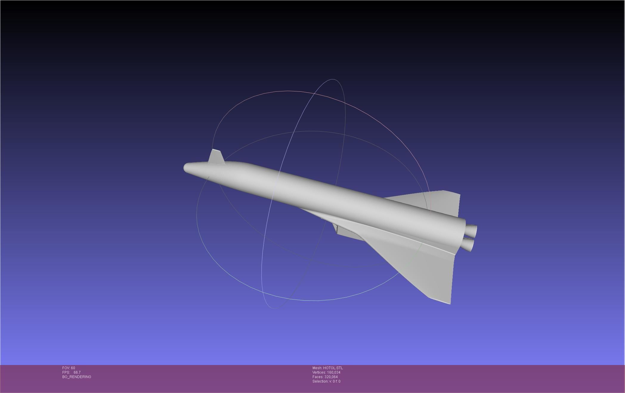 HOTOL Spaceplane Historical Concept 3D print model_24