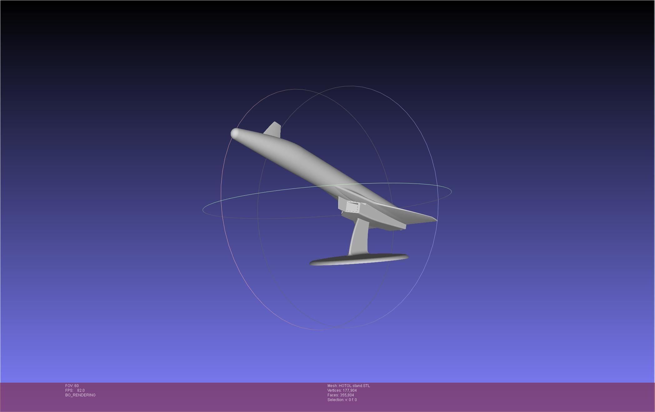 HOTOL Spaceplane Historical Concept 3D print model_1