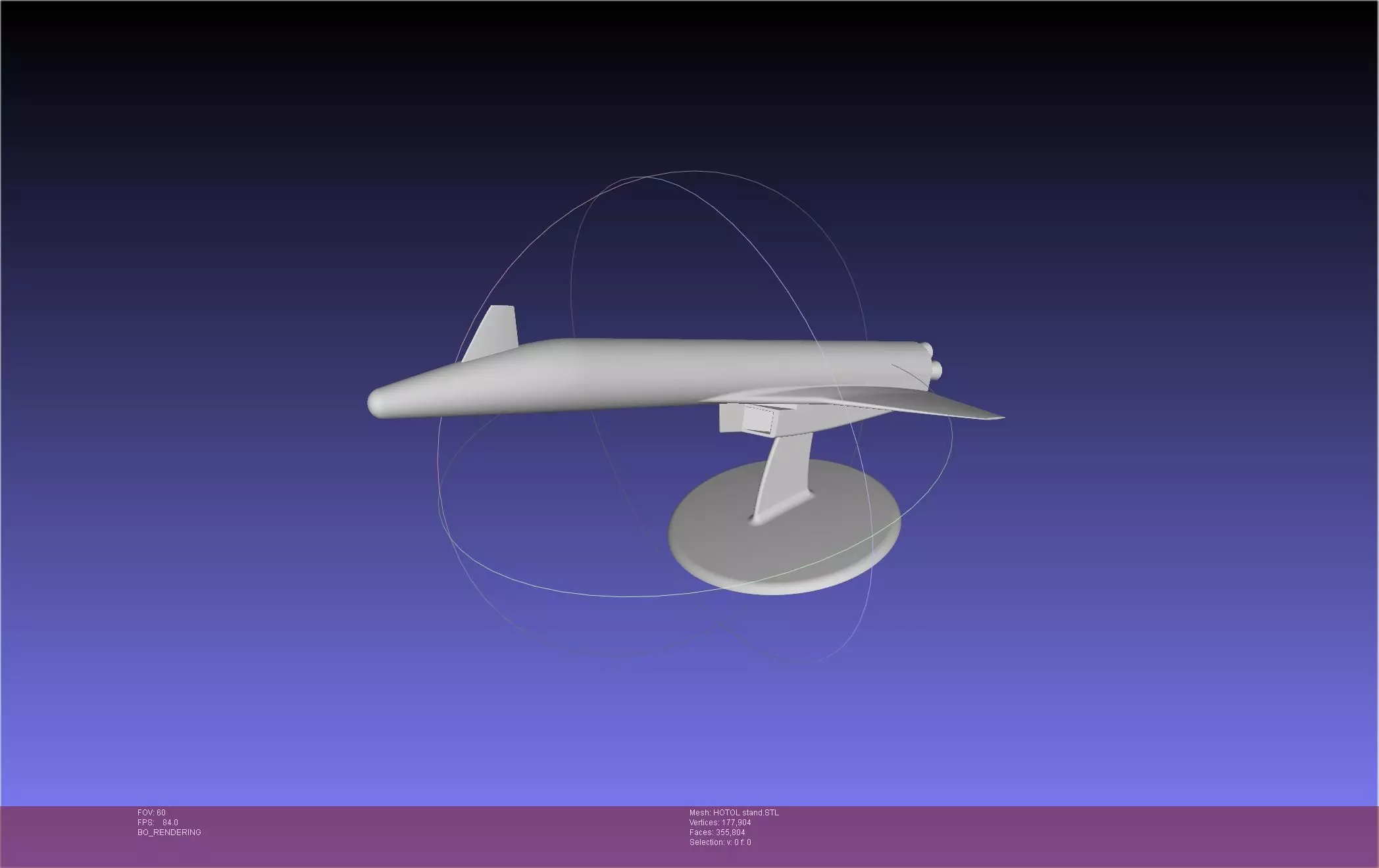 HOTOL Spaceplane Historical Concept 3D print model_0