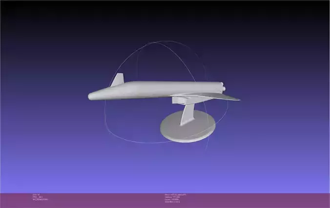 HOTOL Spaceplane Historical Concept 3D print model