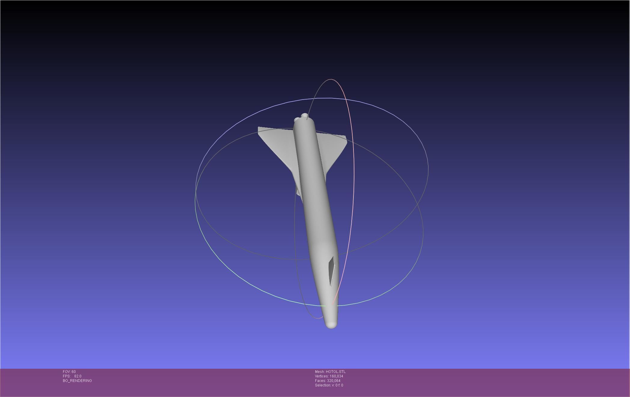HOTOL Spaceplane Historical Concept 3D print model_17