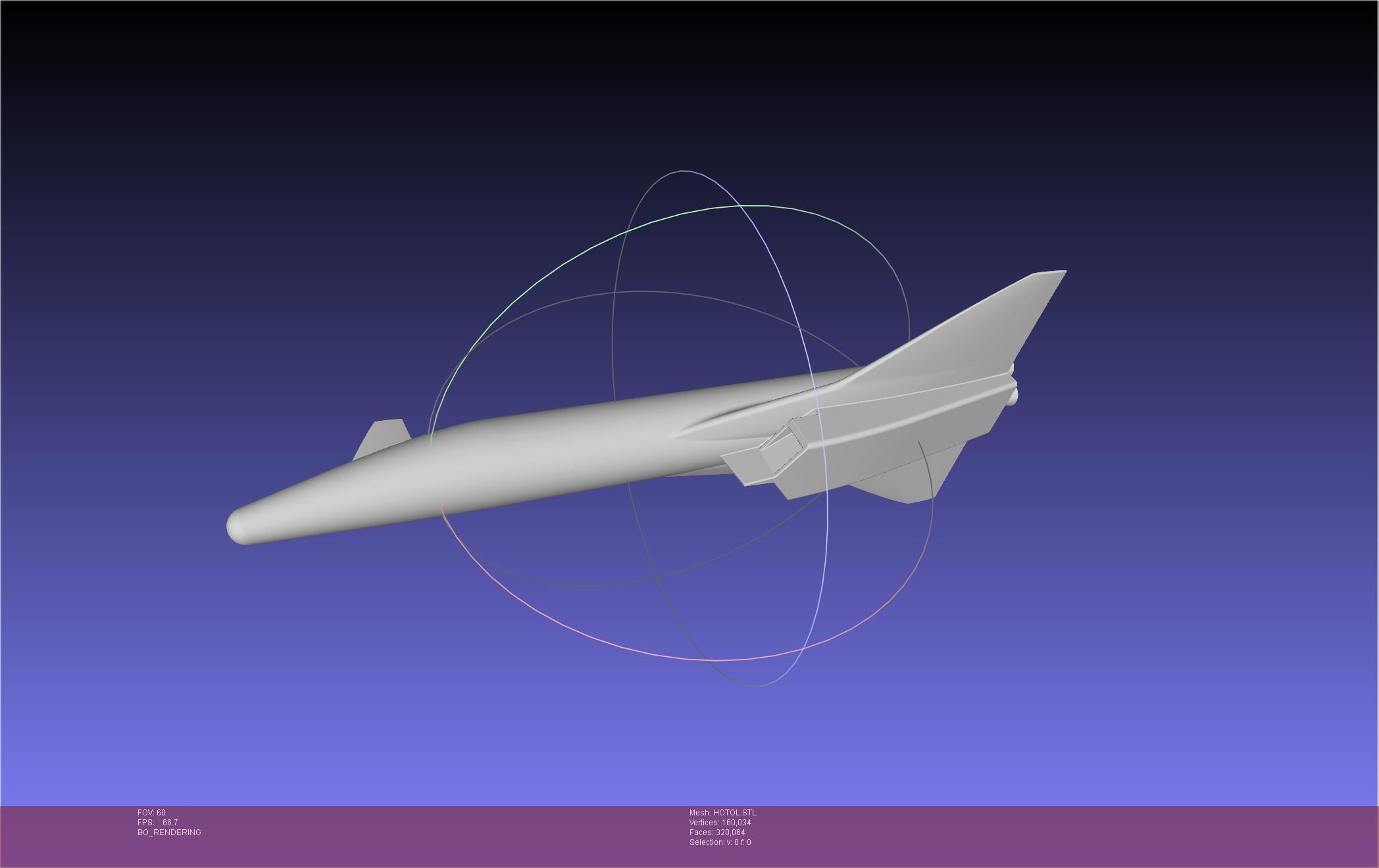 HOTOL Spaceplane Historical Concept 3D print model_26