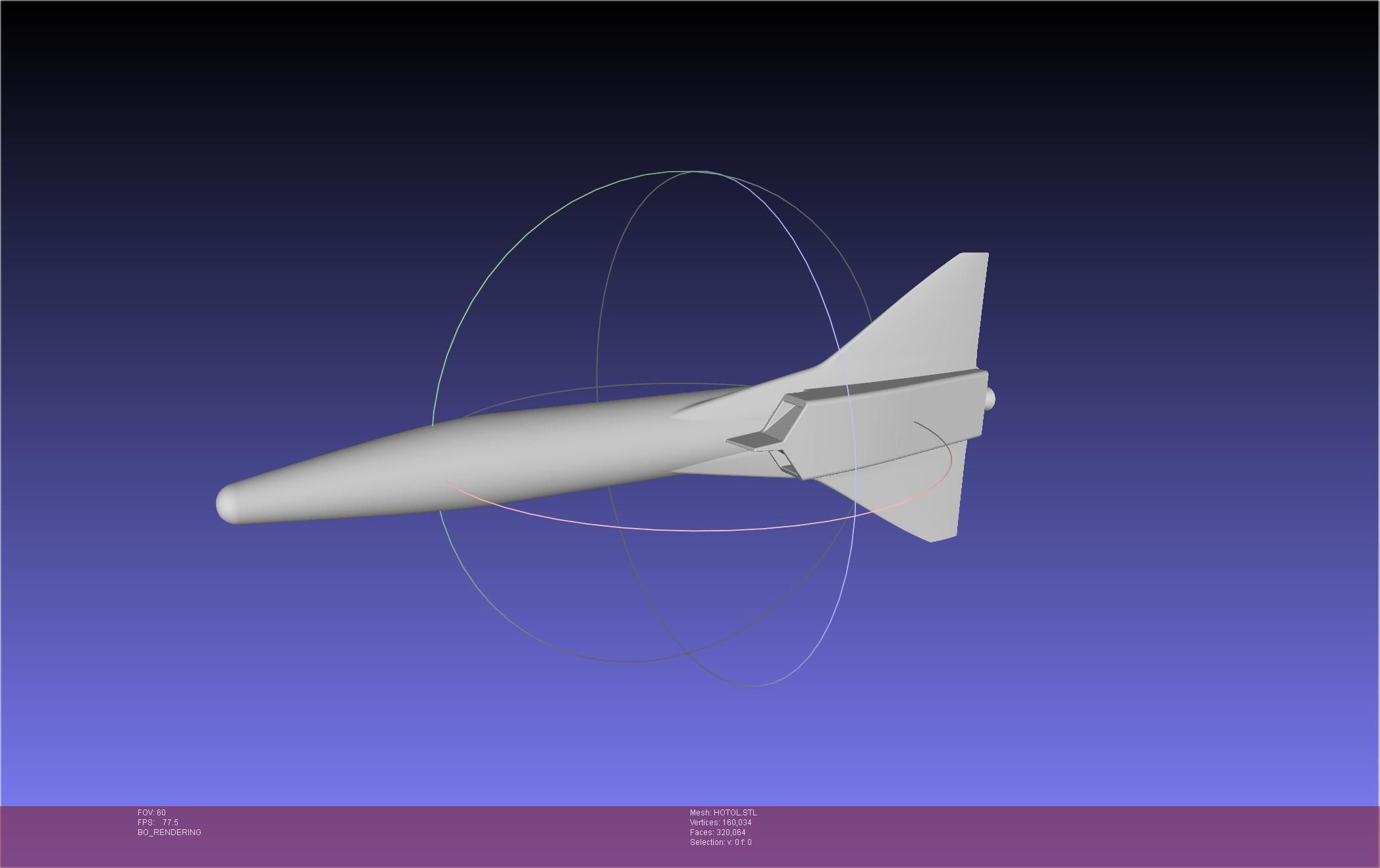 HOTOL Spaceplane Historical Concept 3D print model_27