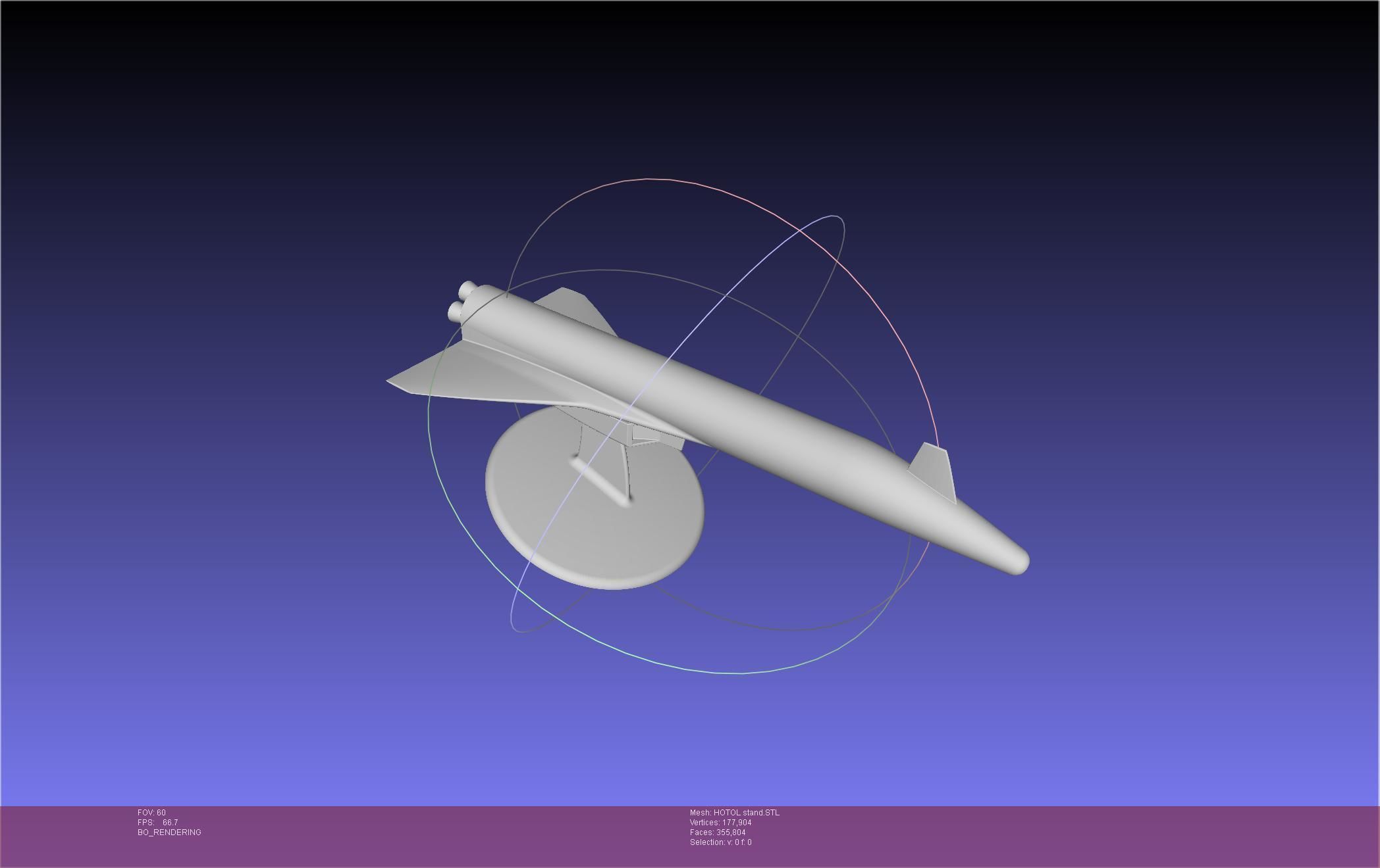 HOTOL Spaceplane Historical Concept 3D print model_50