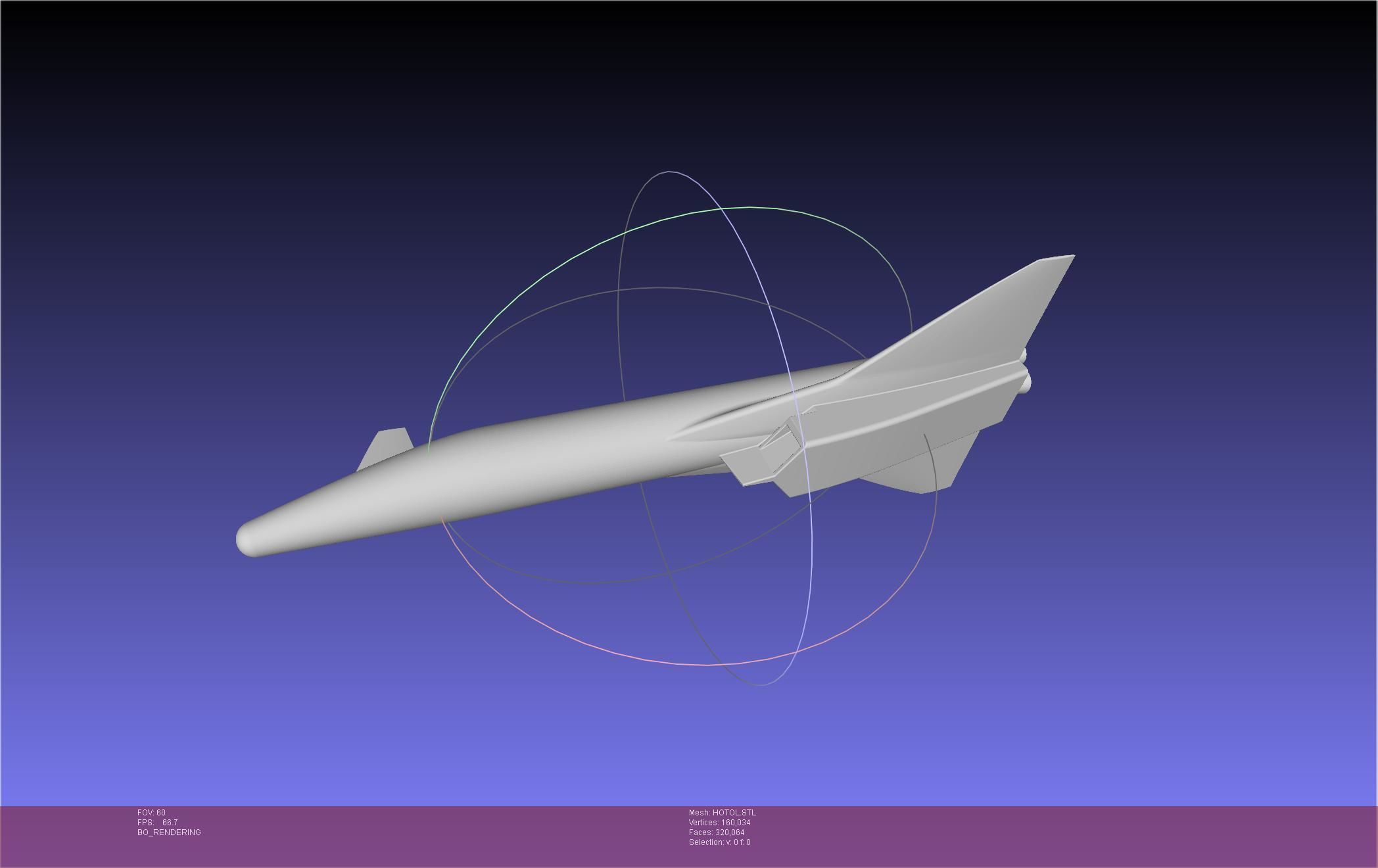 HOTOL Spaceplane Historical Concept 3D print model_28