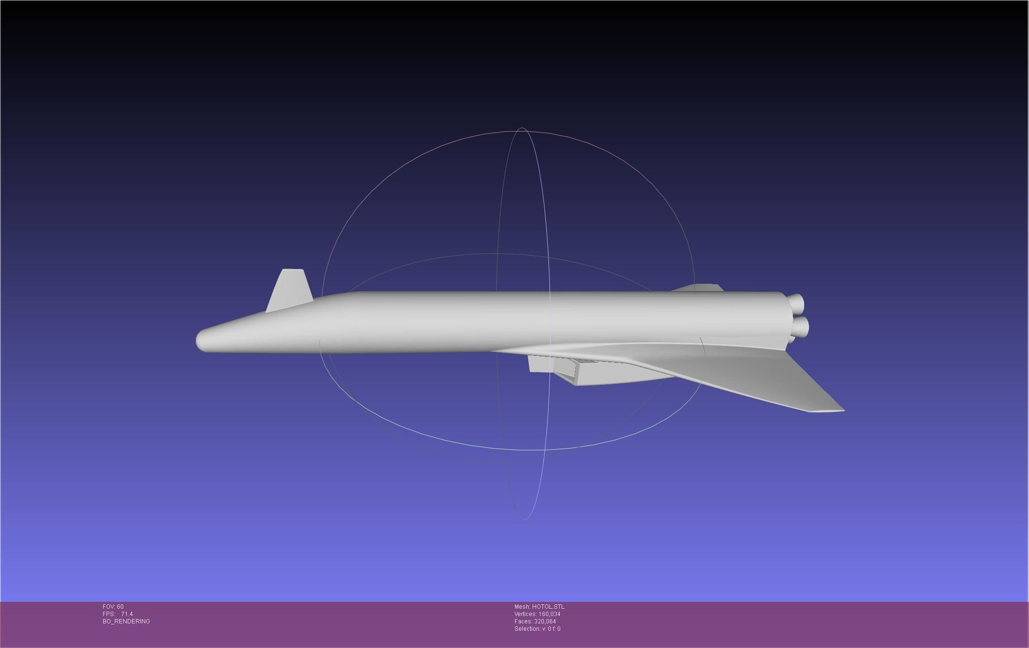 HOTOL Spaceplane Historical Concept 3D print model_40