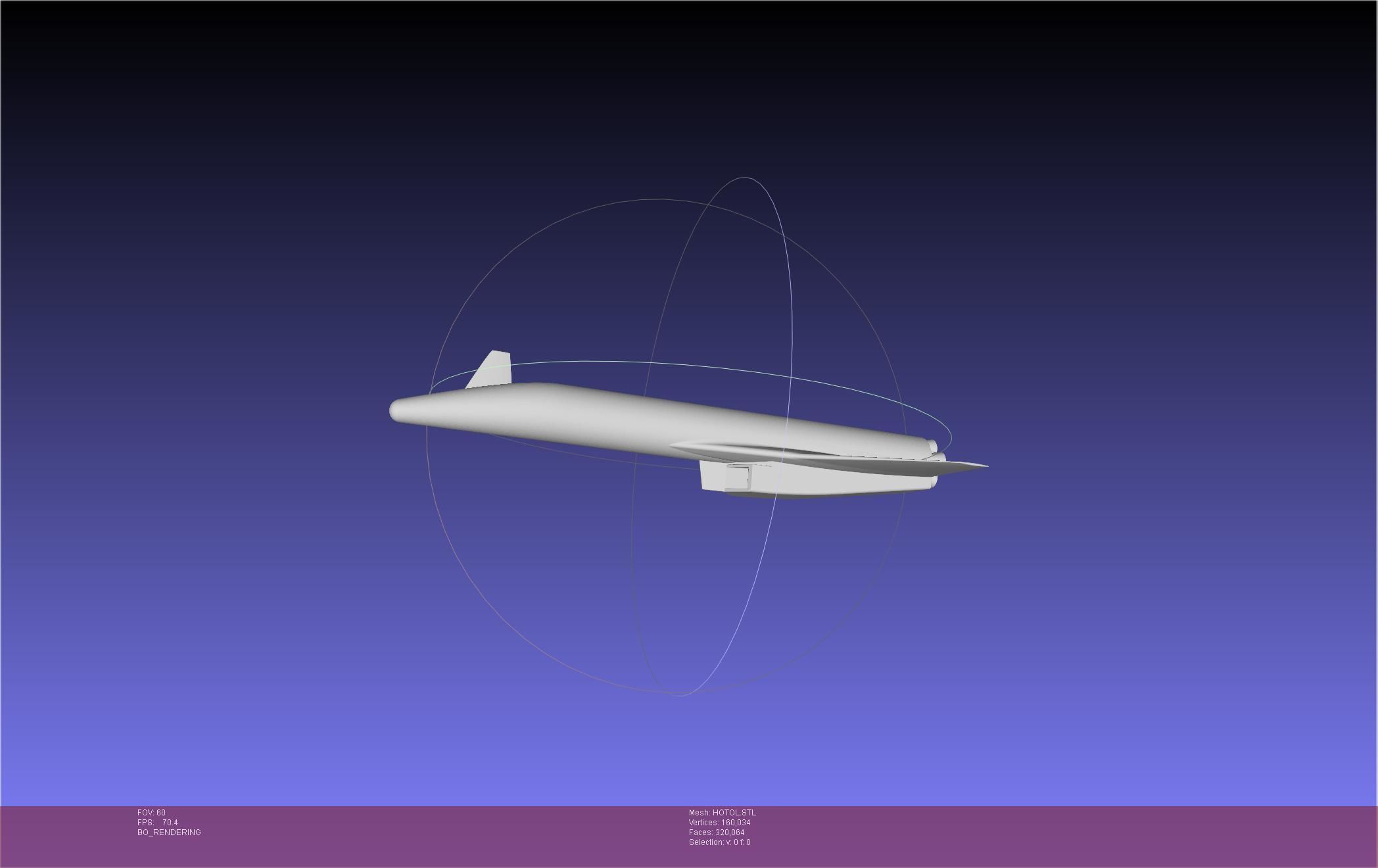 HOTOL Spaceplane Historical Concept 3D print model_22