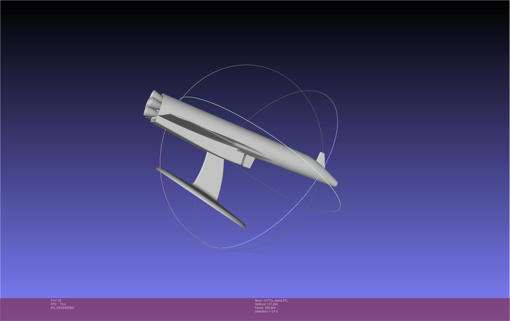 HOTOL Spaceplane Historical Concept 3D print model_49