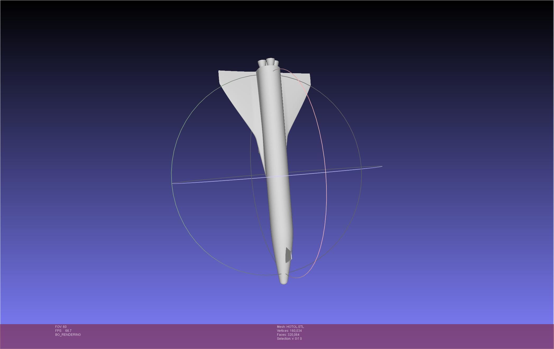 HOTOL Spaceplane Historical Concept 3D print model_18