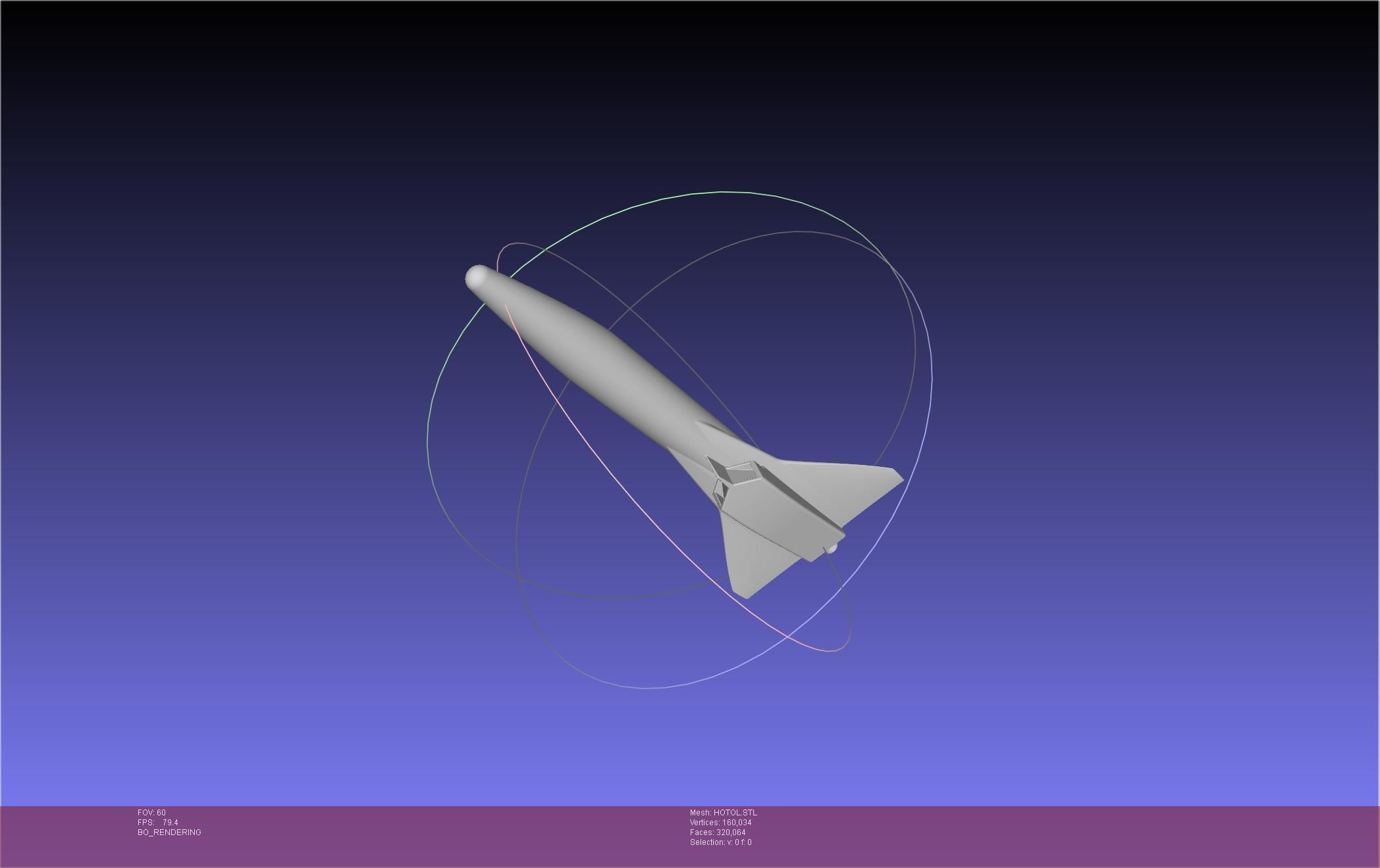 HOTOL Spaceplane Historical Concept 3D print model_21