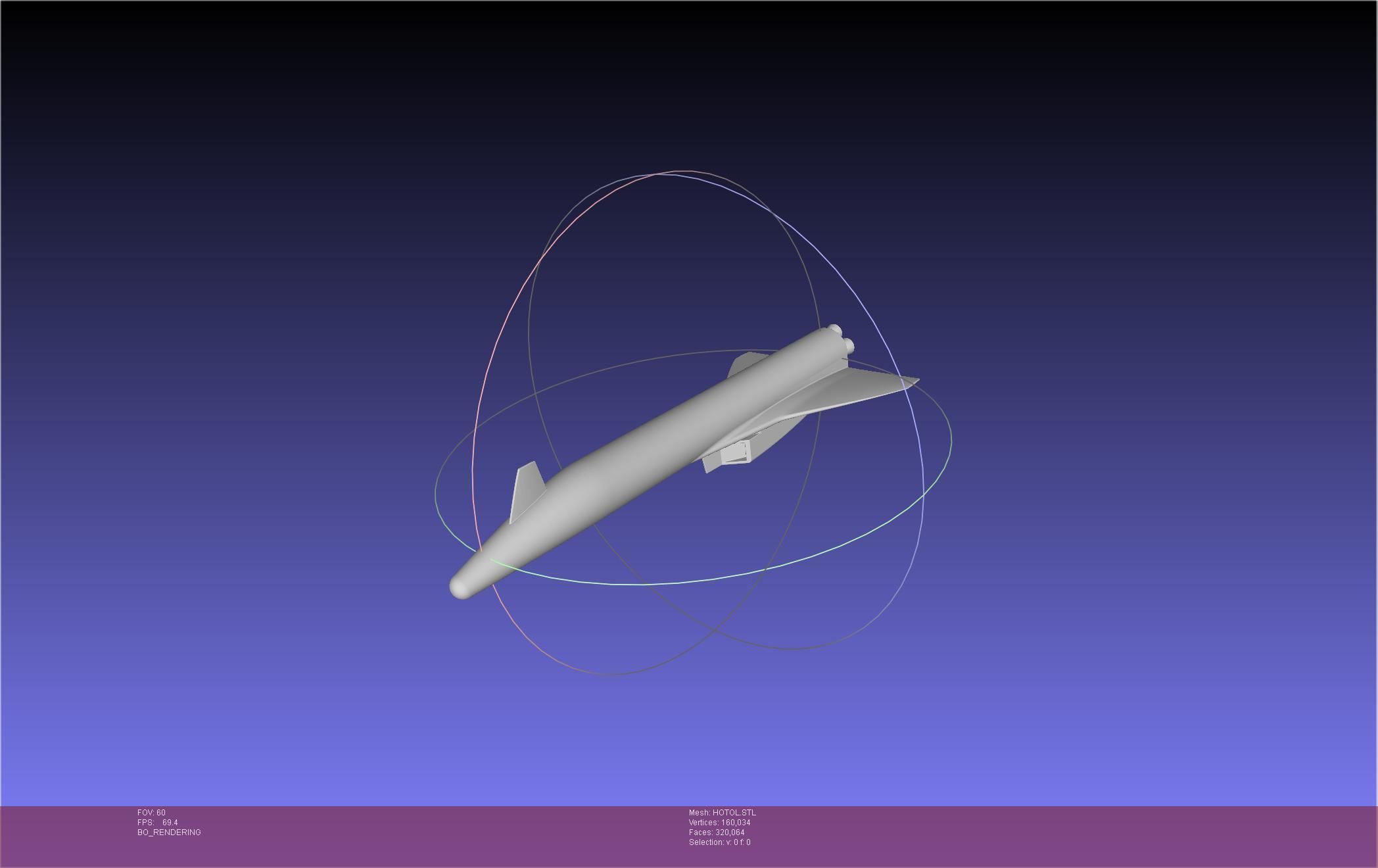 HOTOL Spaceplane Historical Concept 3D print model_2