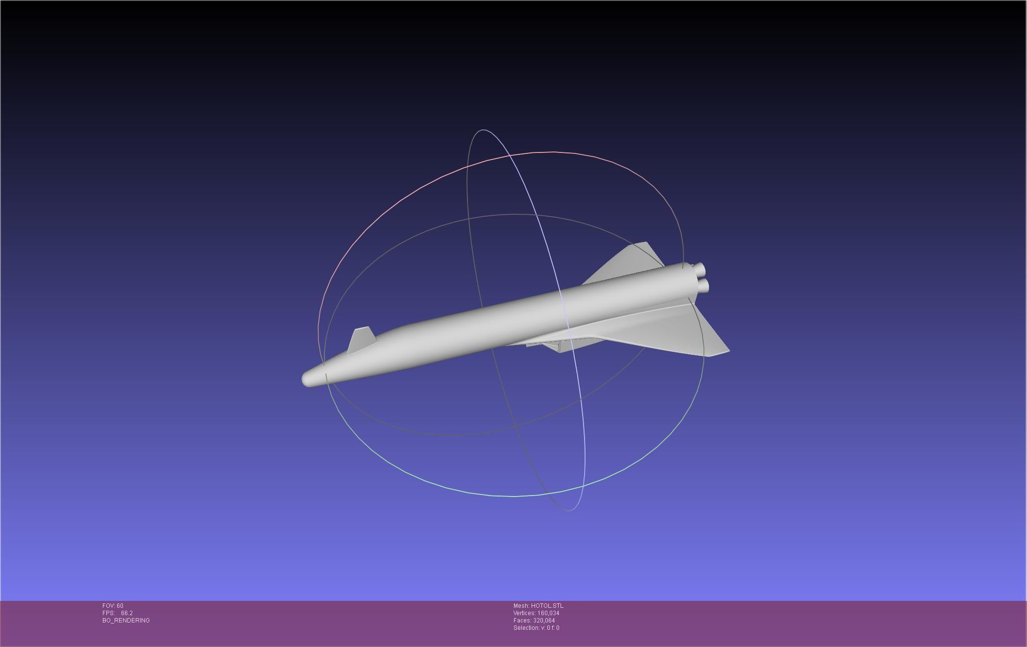 HOTOL Spaceplane Historical Concept 3D print model_16