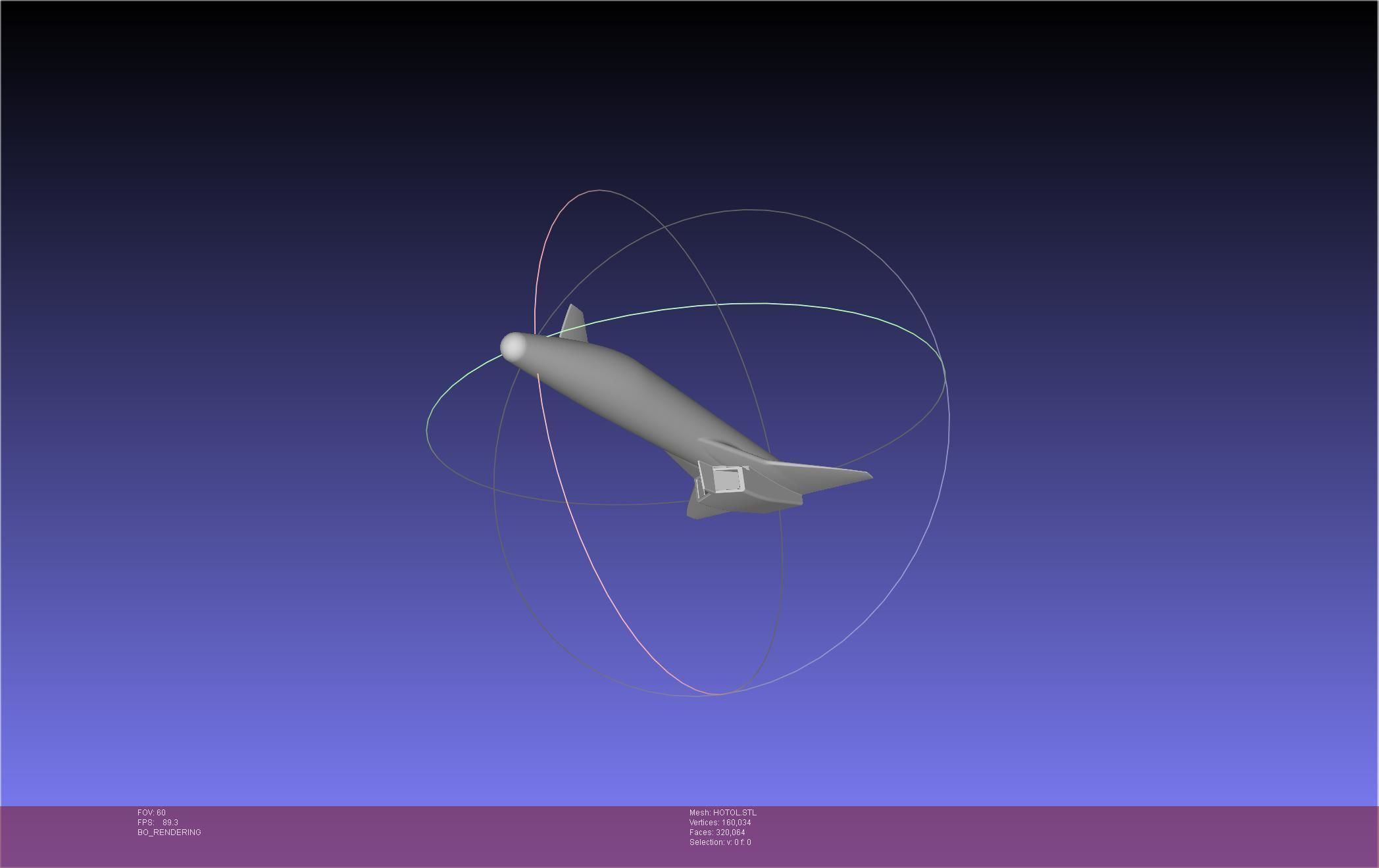 HOTOL Spaceplane Historical Concept 3D print model_20