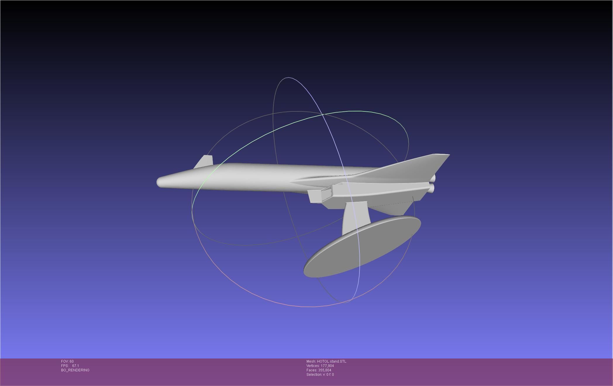 HOTOL Spaceplane Historical Concept 3D print model_47
