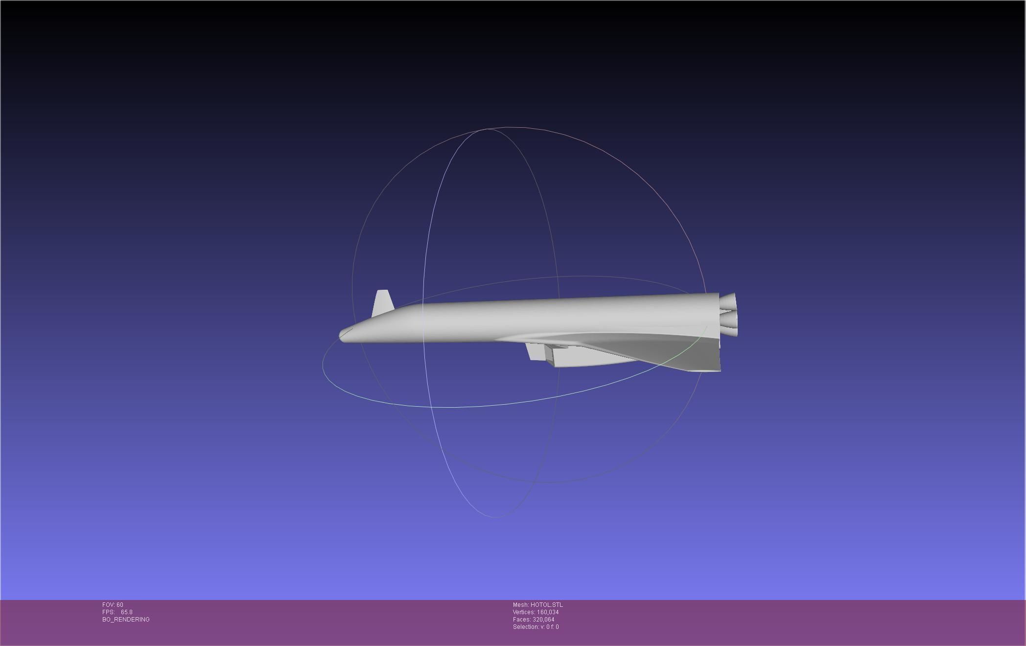 HOTOL Spaceplane Historical Concept 3D print model_15