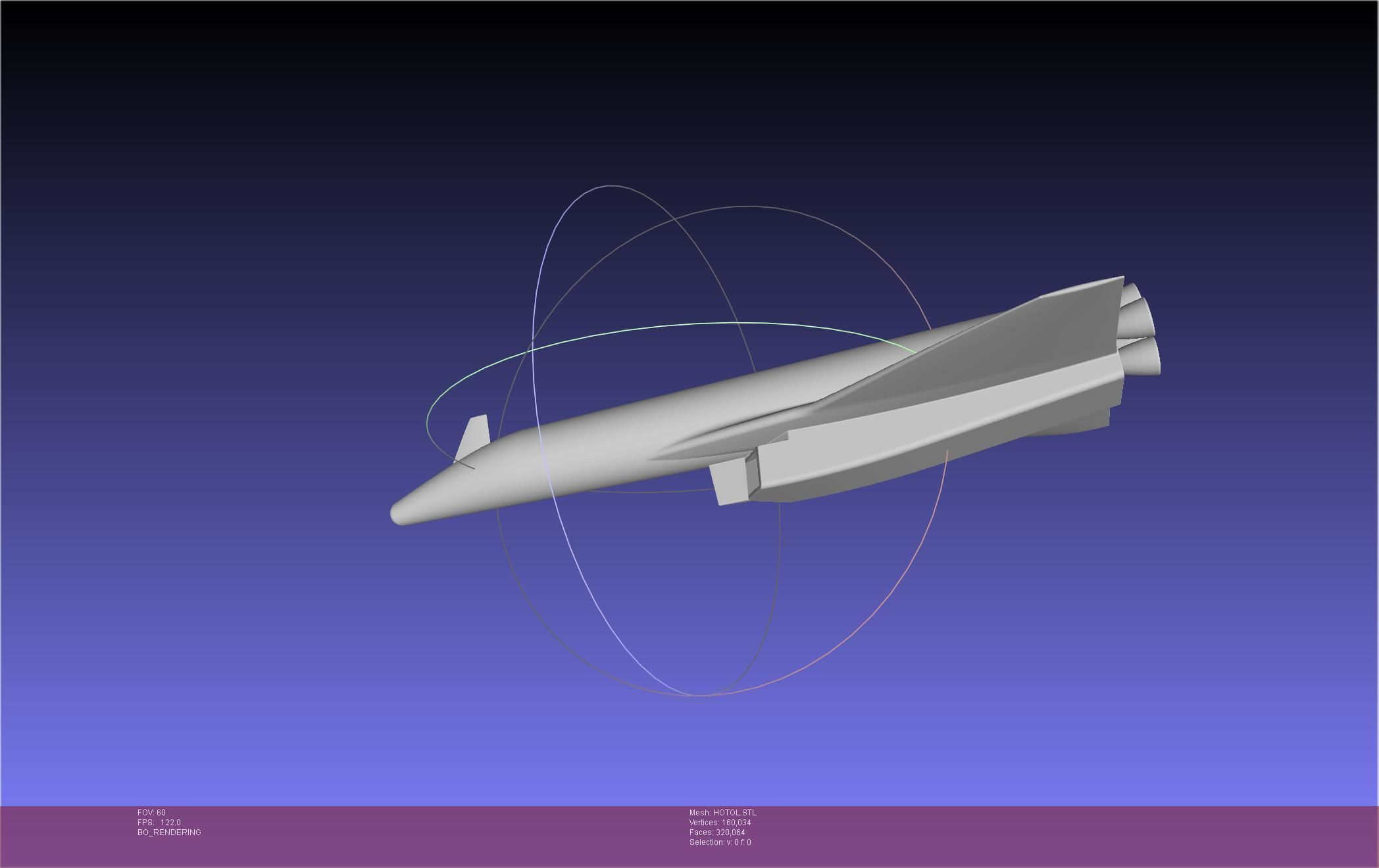 HOTOL Spaceplane Historical Concept 3D print model_29