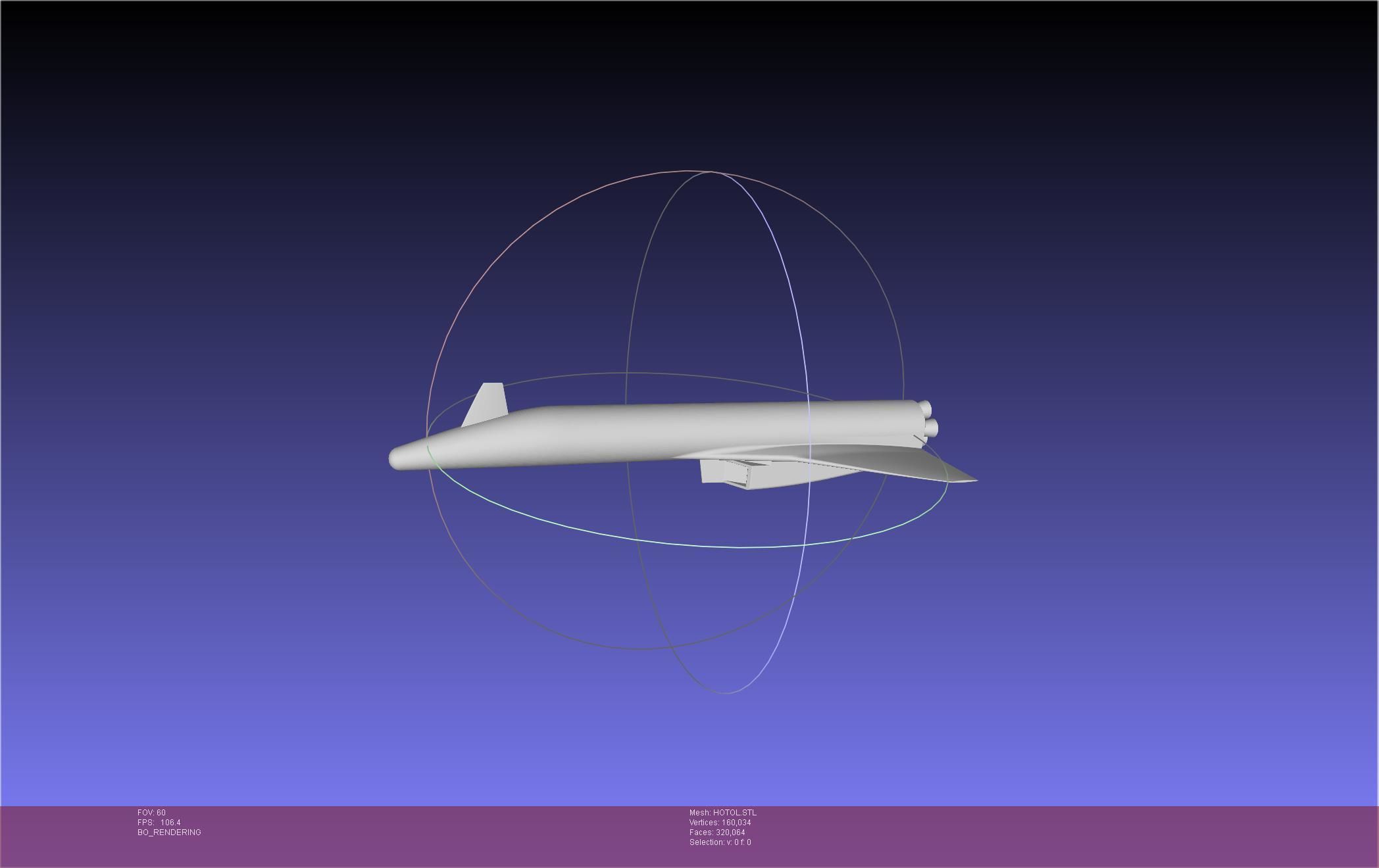 HOTOL Spaceplane Historical Concept 3D print model_23