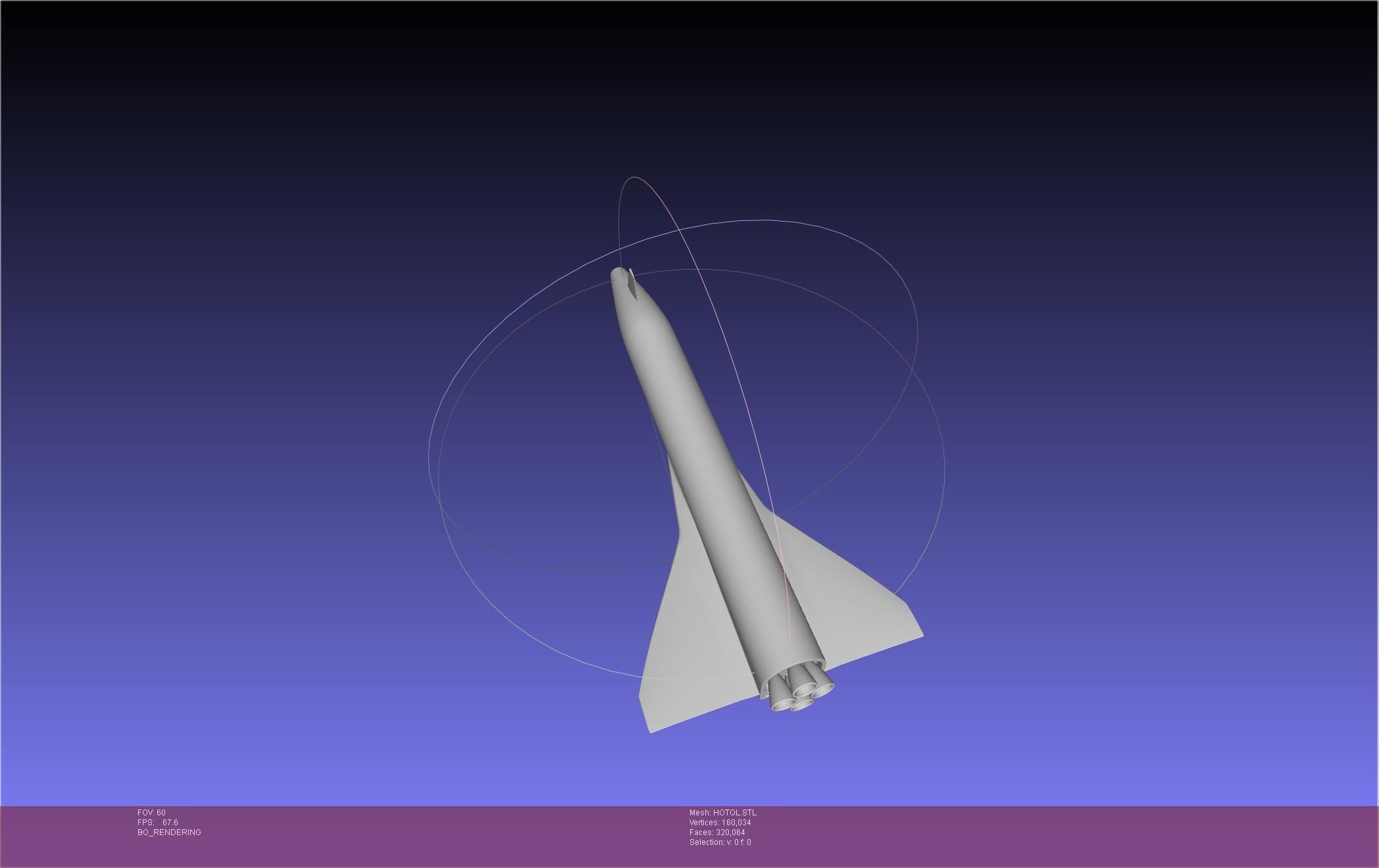 HOTOL Spaceplane Historical Concept 3D print model_14