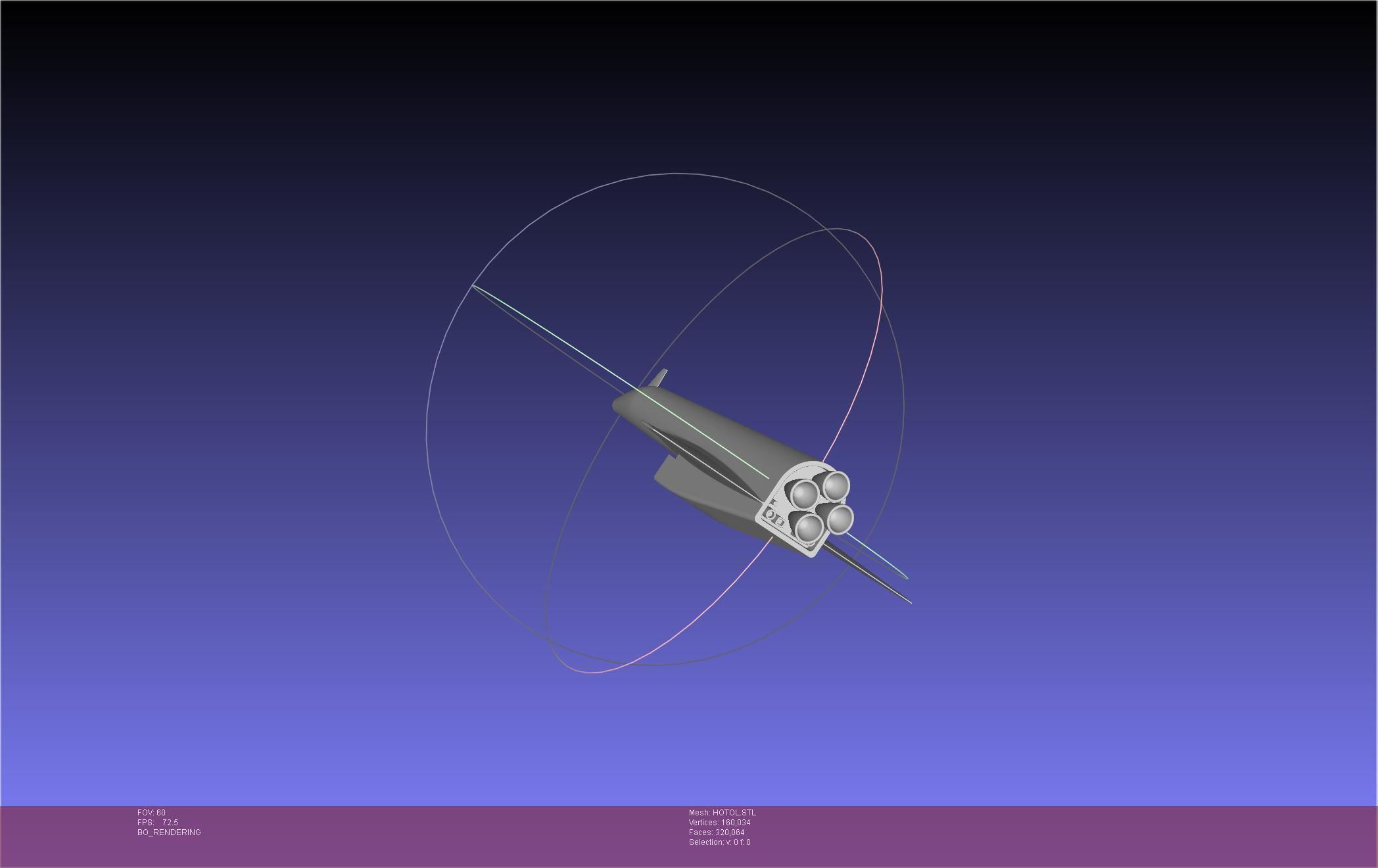 HOTOL Spaceplane Historical Concept 3D print model_13