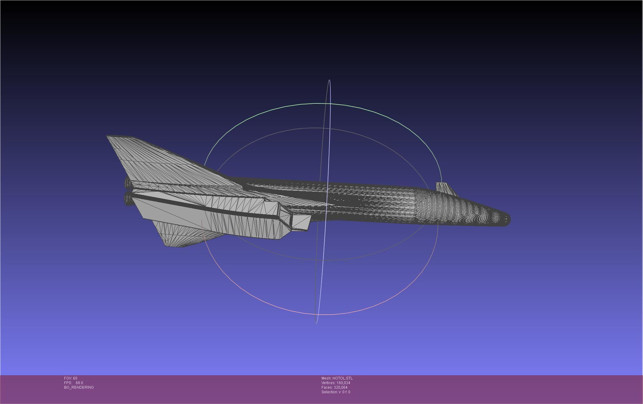 HOTOL Spaceplane Historical Concept 3D print model_37