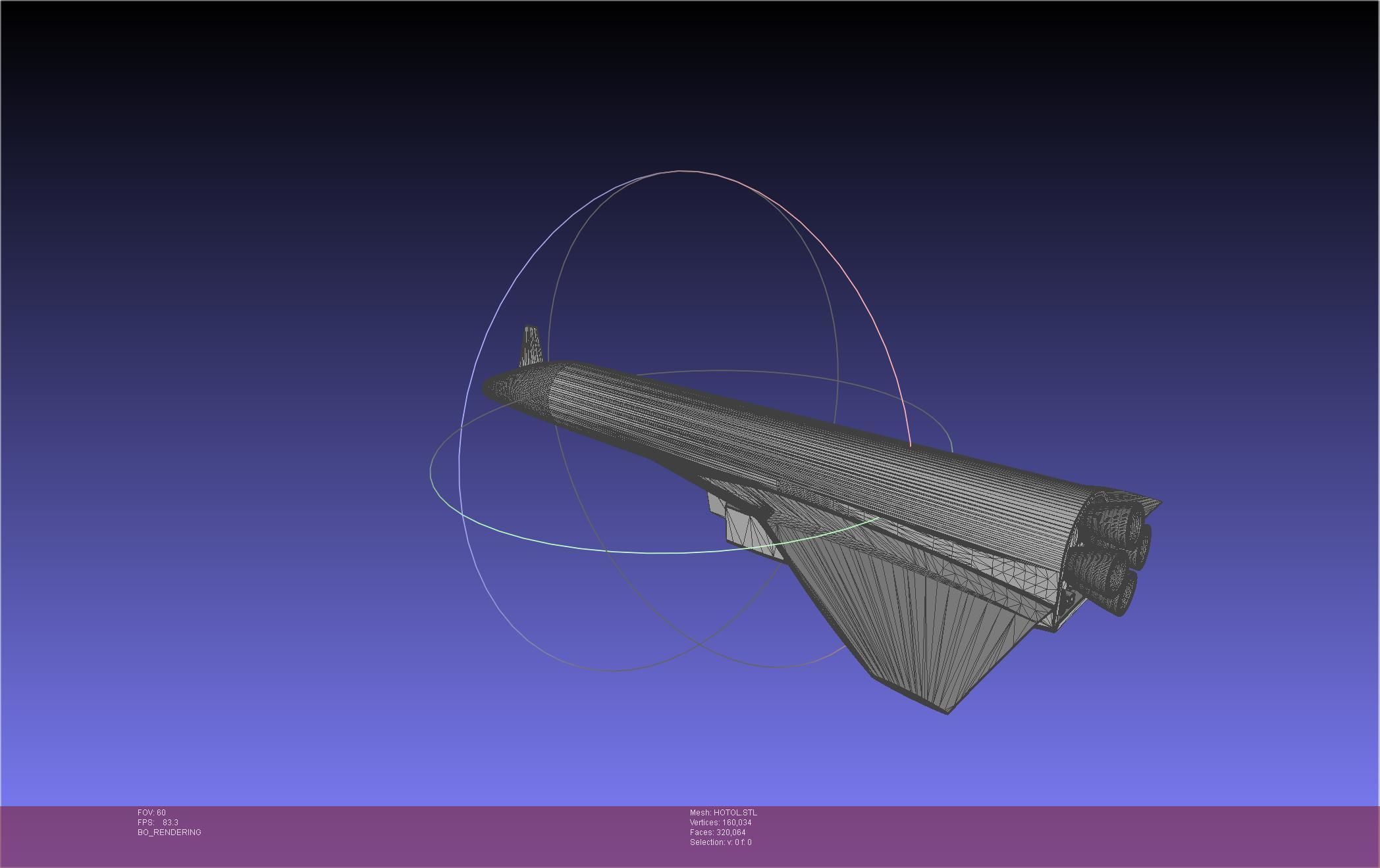 HOTOL Spaceplane Historical Concept 3D print model_39