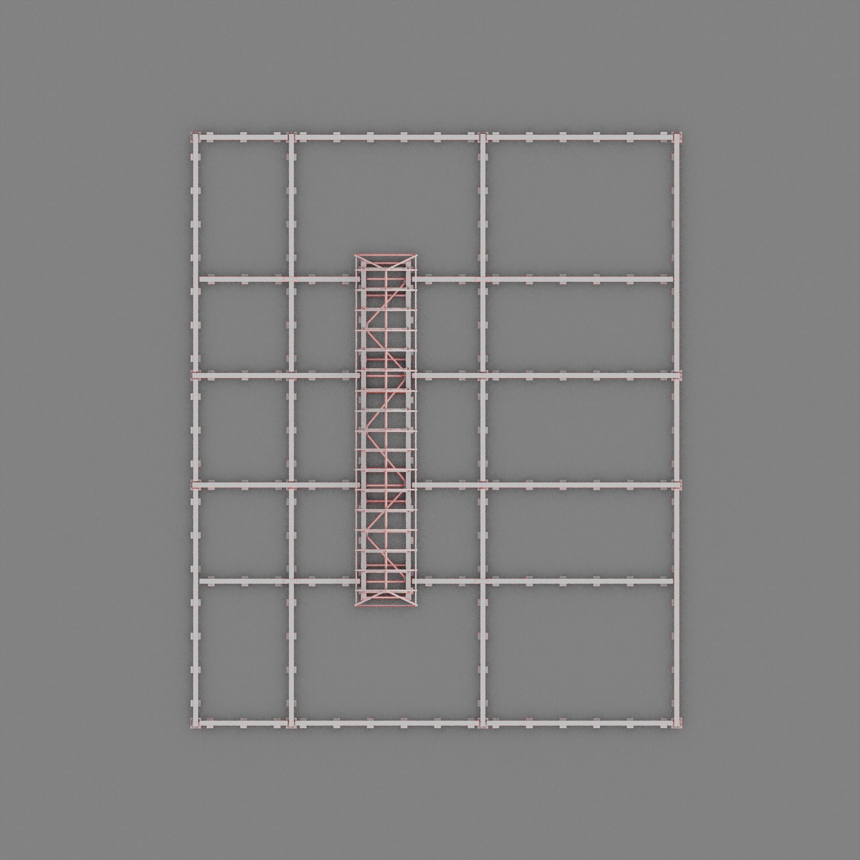 Pergola metal 3D model_5