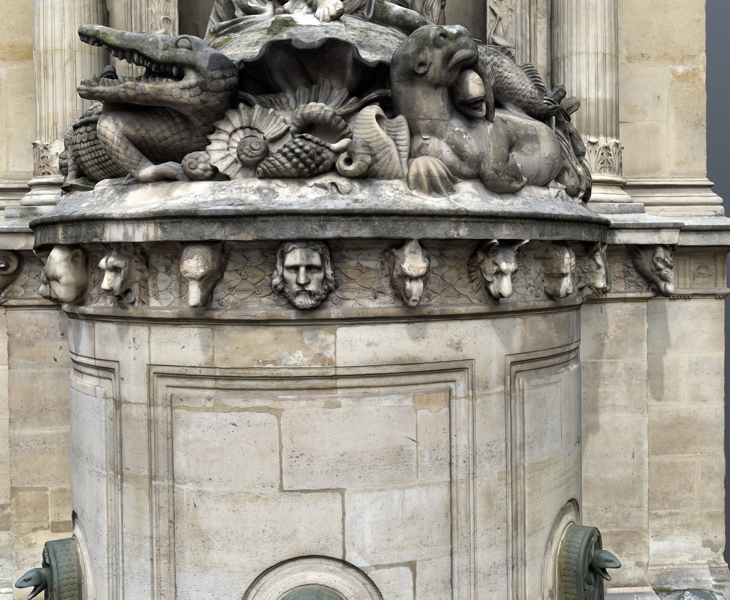 Cuvier Fountain 3D model_9